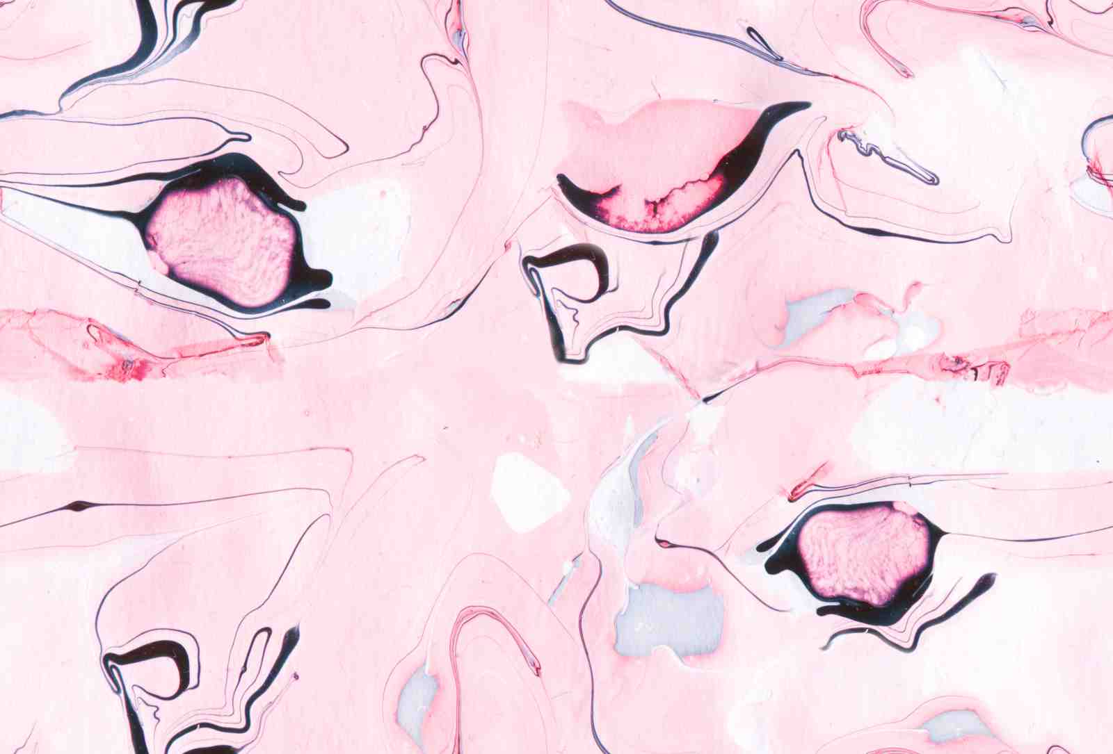 Abstract Pink Marbling Art Wall Art