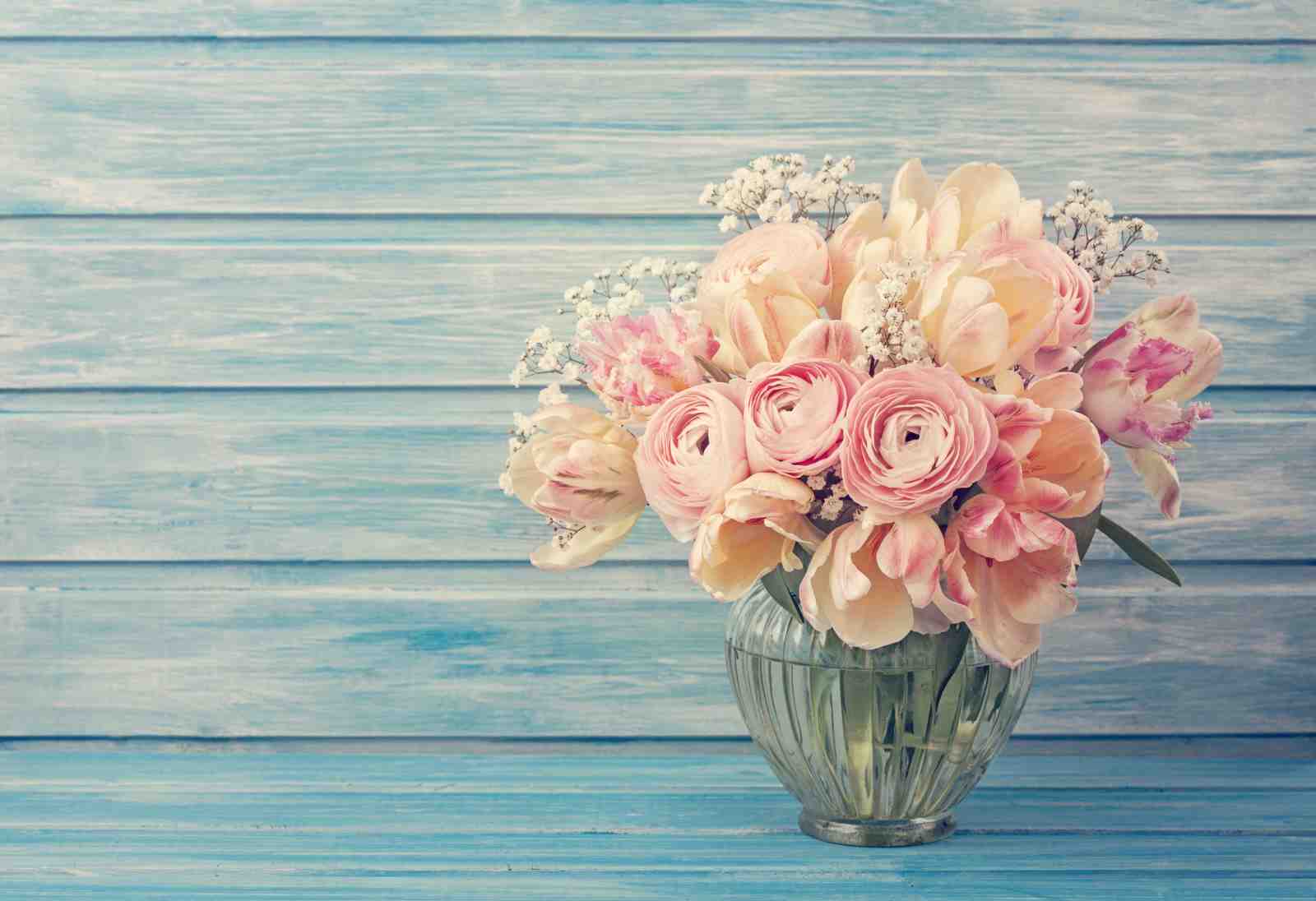Pastel Floral Elegance Wall Art