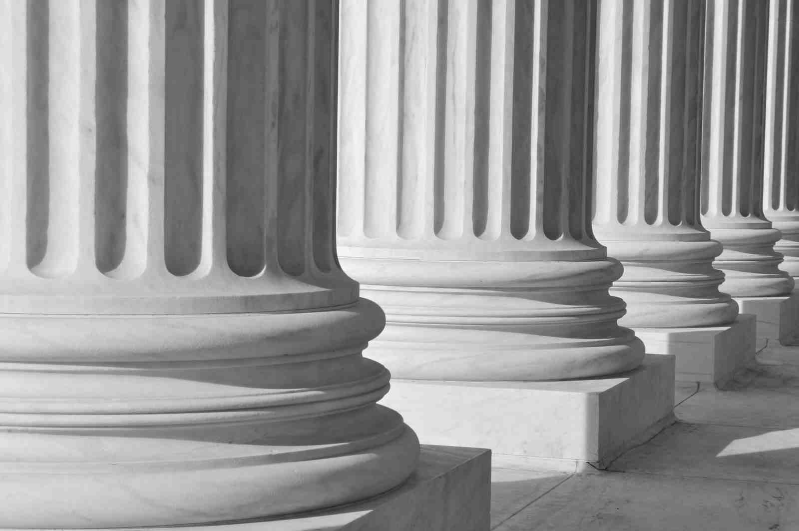 Classic Columns Architectural Detail Wall Art