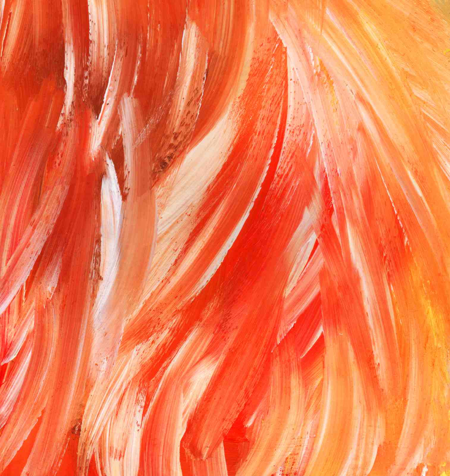 Vibrant Sunset Strokes Wall Art