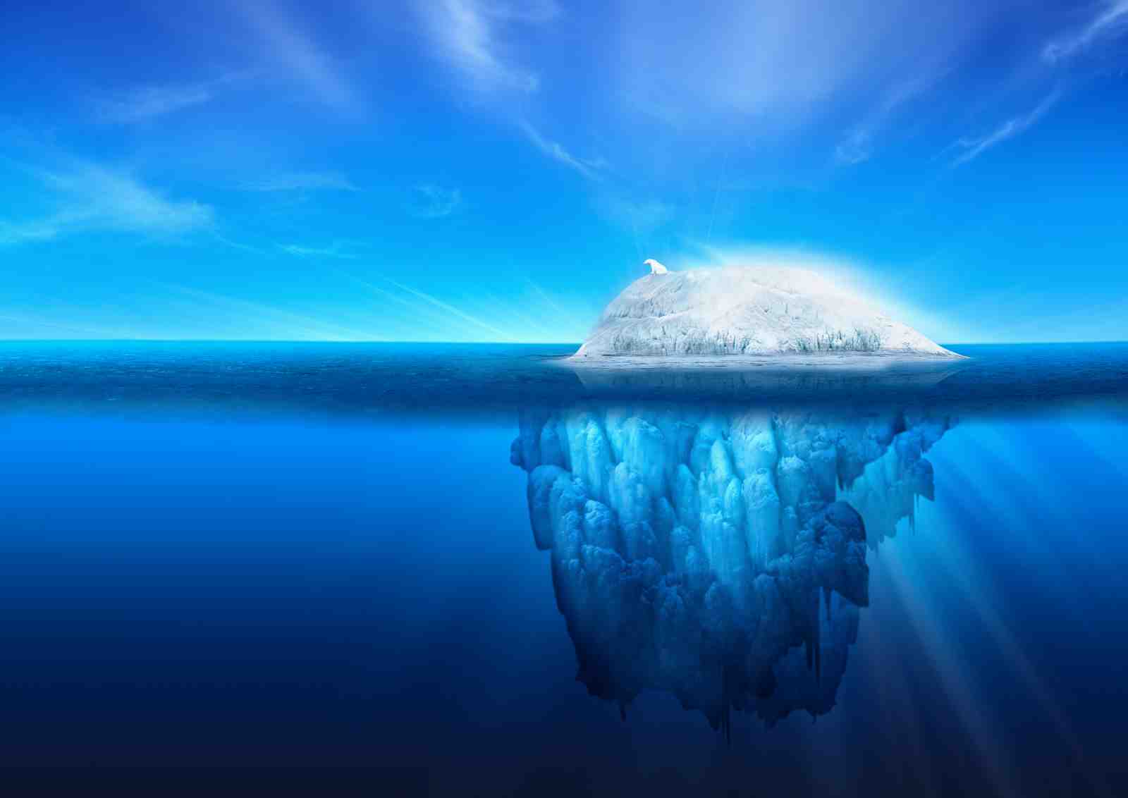 Majestic Iceberg Polar Bear Wall Art