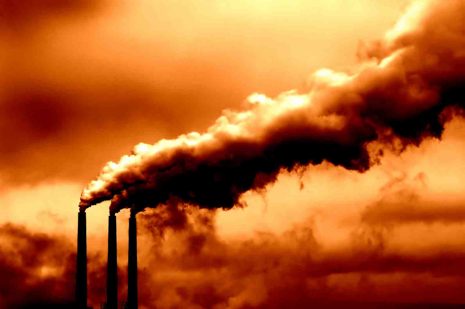 Industrial Smoke Stack Aura Wall Art