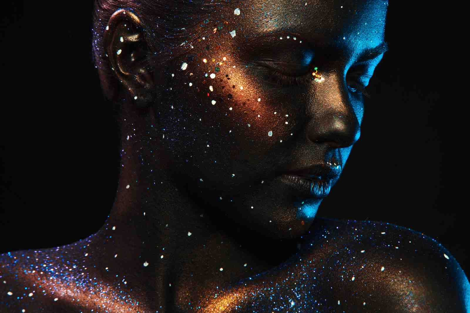 Cosmic Aura Portrait Wall Art