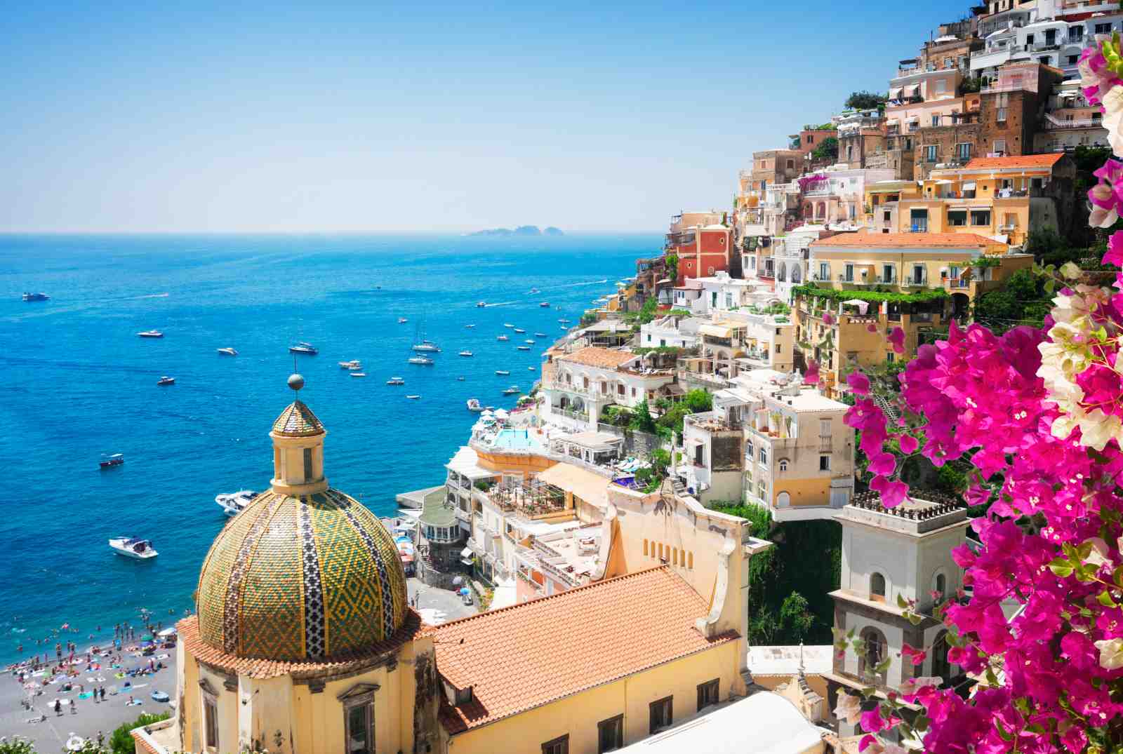 Positano Amalfi Coast Serene Coastal Wall Art