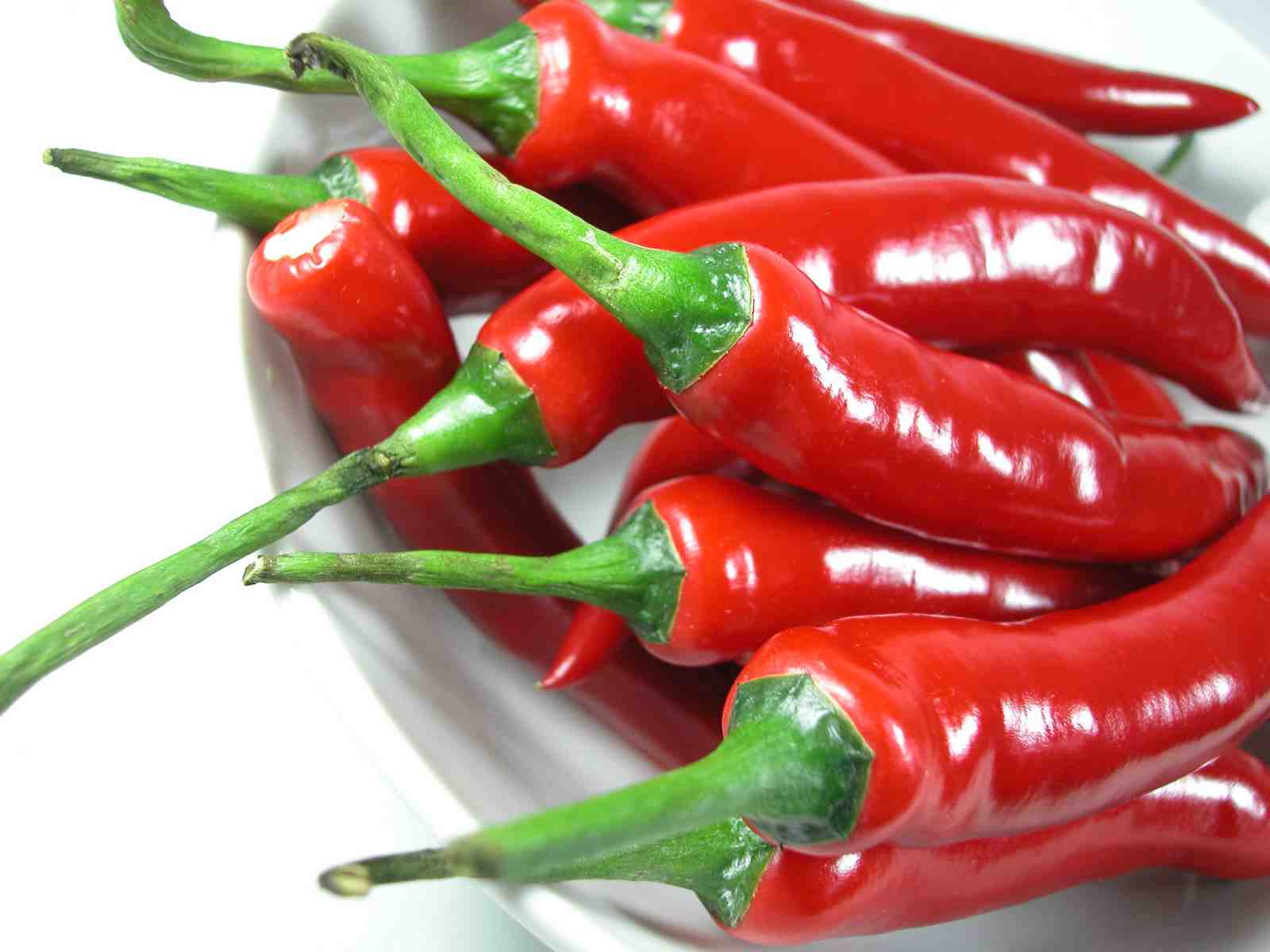 Vibrant Red Chili Peppers Abstract Kitchen Wall Art Wall Art