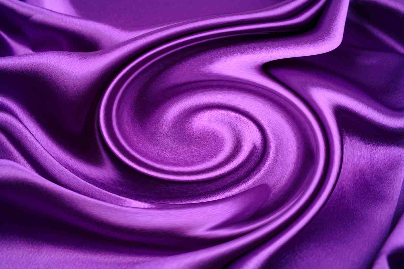 Purple Swirl Silk Texture Wall Art