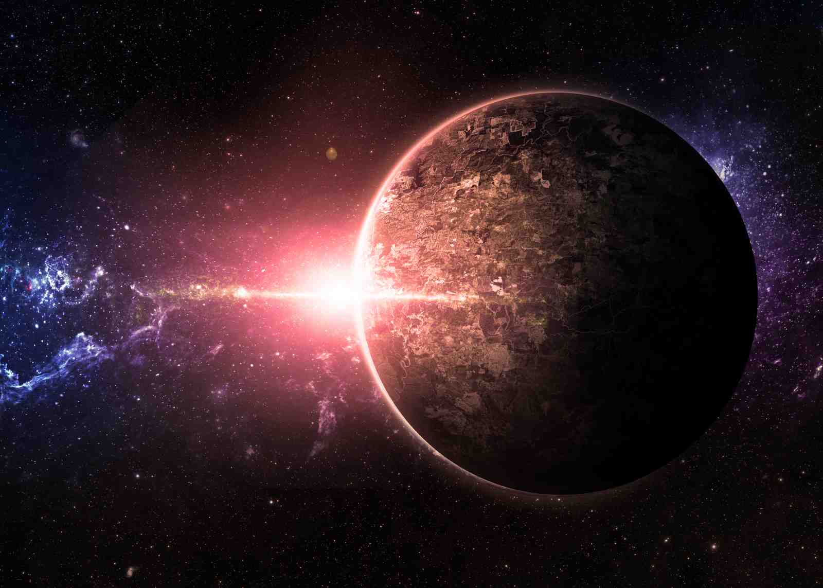 Nebula Planet Galaxy Wall Art