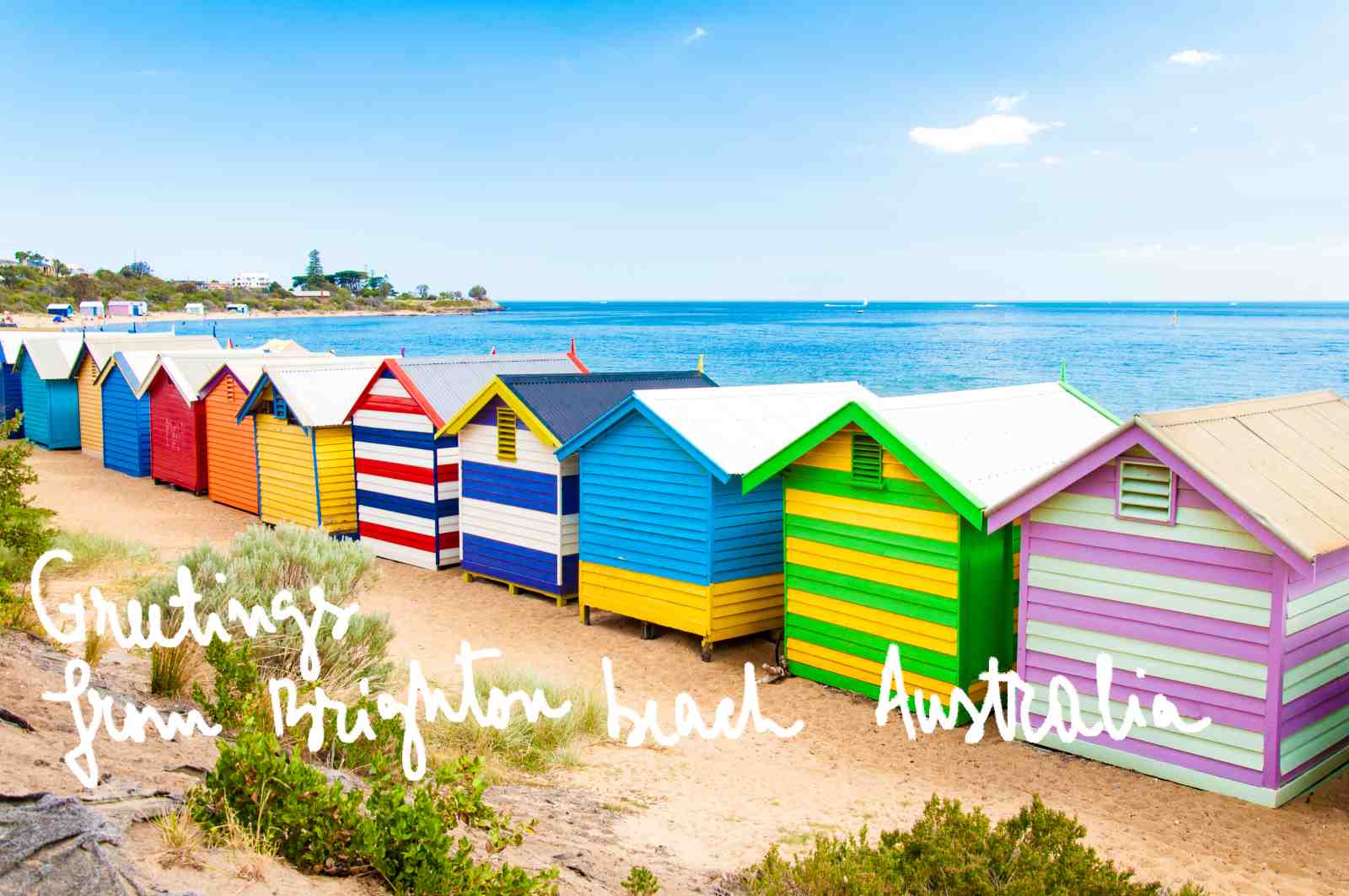 Brighton Beach Huts Australia Wall Art