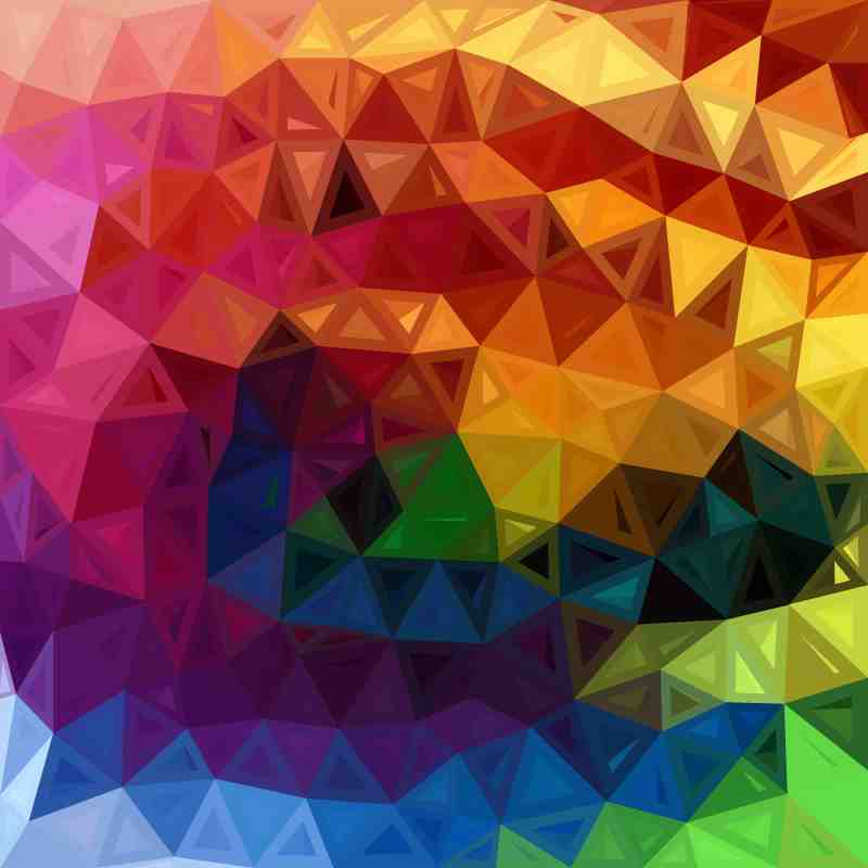 Vibrant Geometric Abstract Wall Art