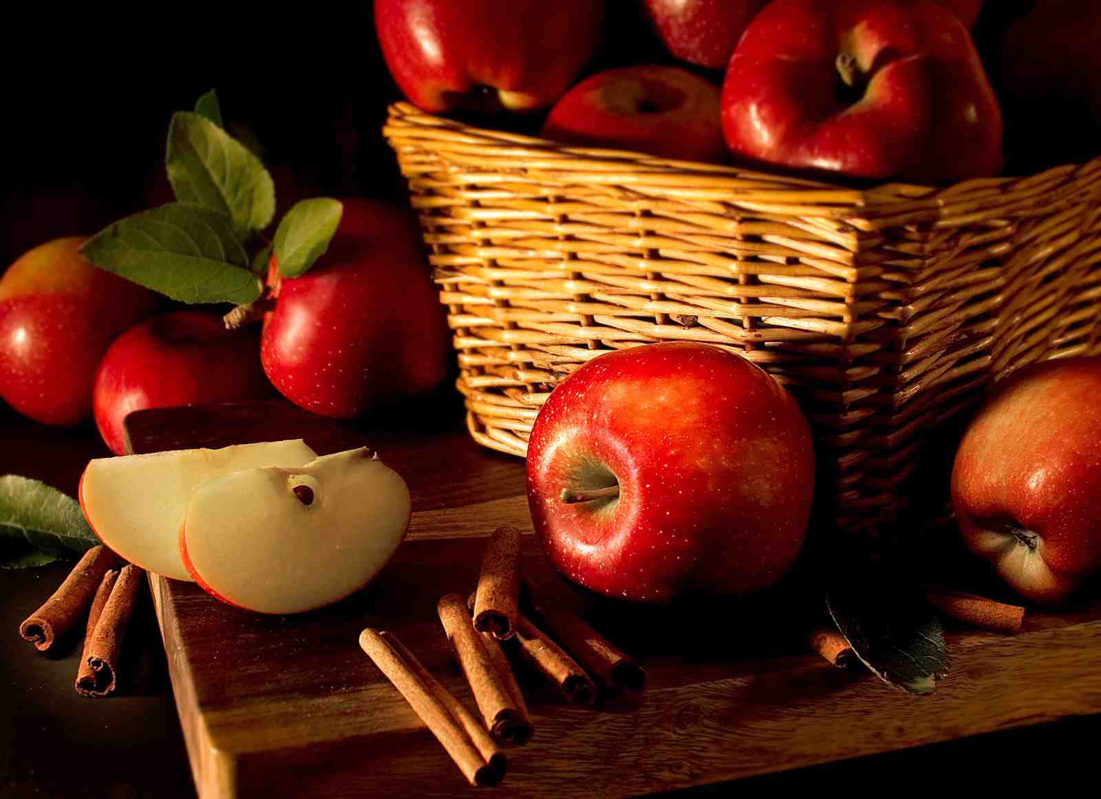 Vibrant Apples & Cinnamon Wall Art