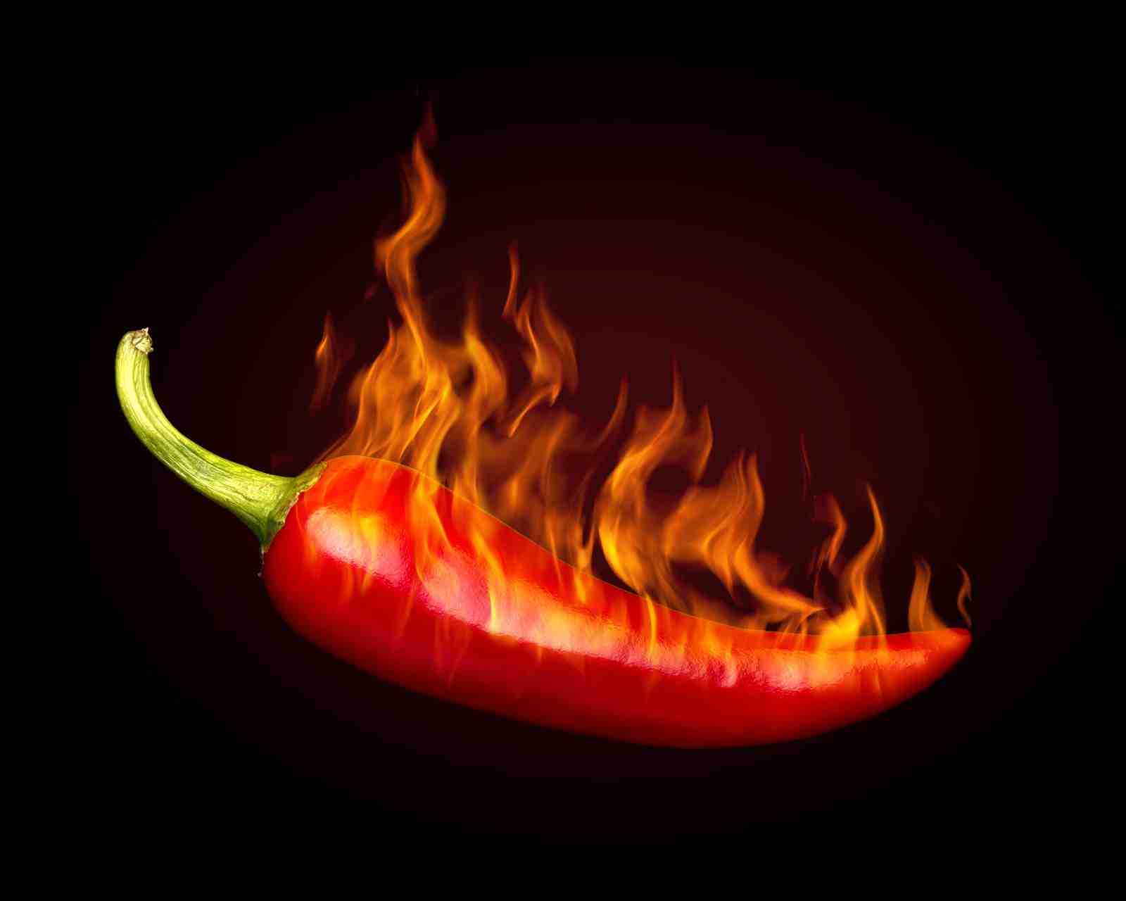 Fiery Red Chili Pepper Wall Art Wall Art
