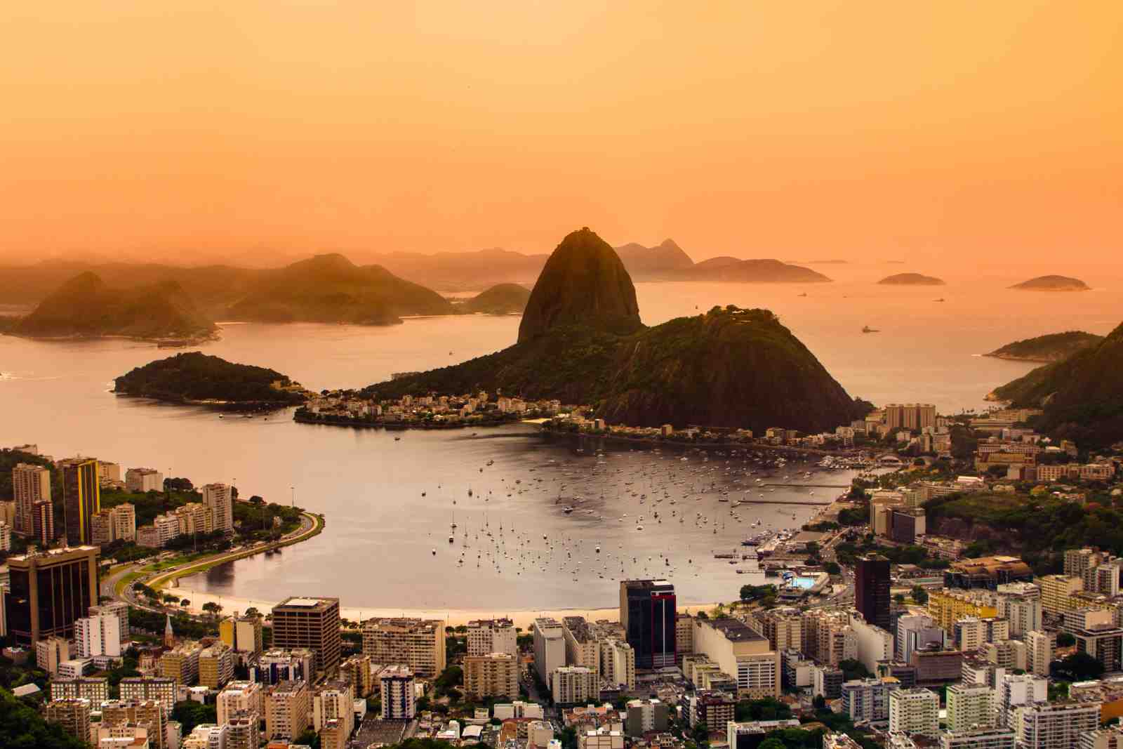 Rio de Janeiro Sunset Vista Wall Art
