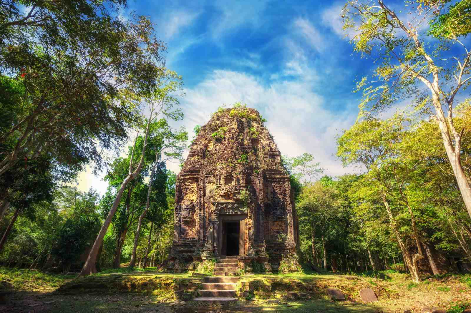 Ancient Temple Jungle Adventure Wall Art