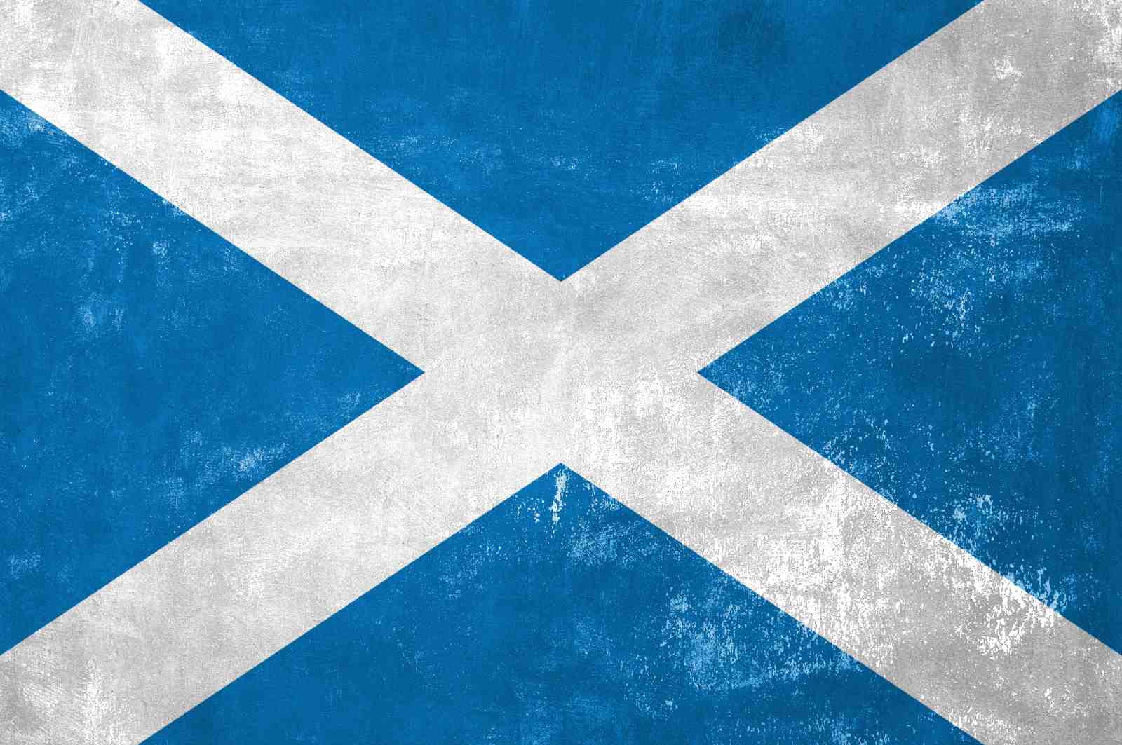 Vintage Scotland Flag Textured Wall Art