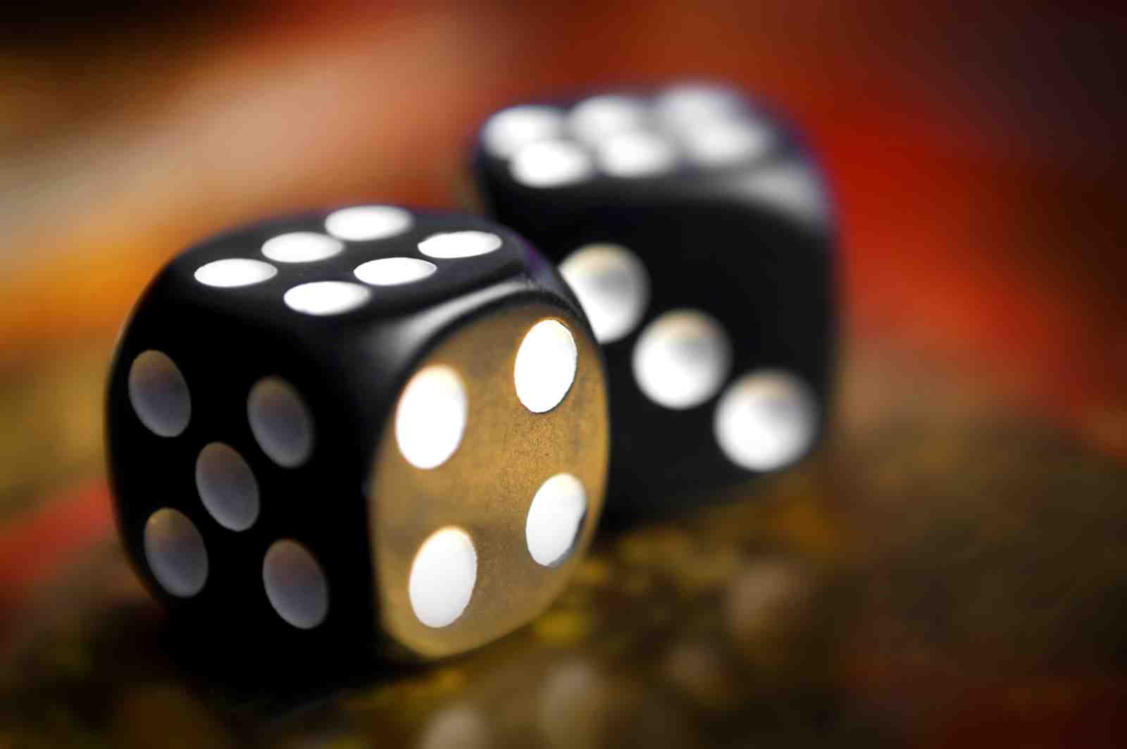 Lucky Black Dice Wall Art Wall Art