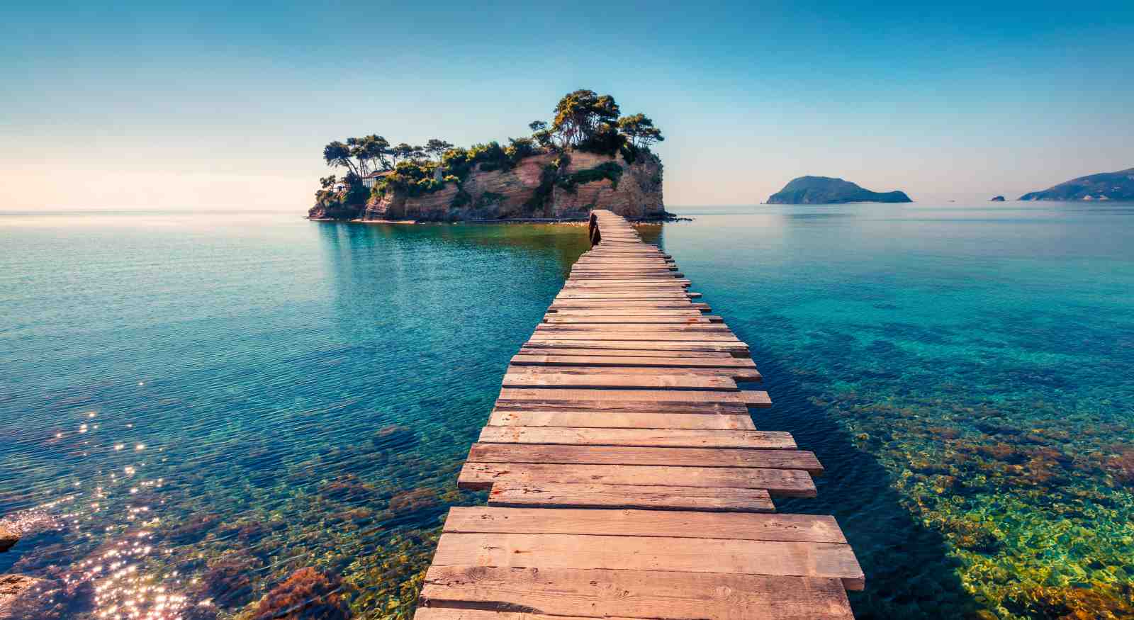 Tranquil Island Pier Serenity Wall Art