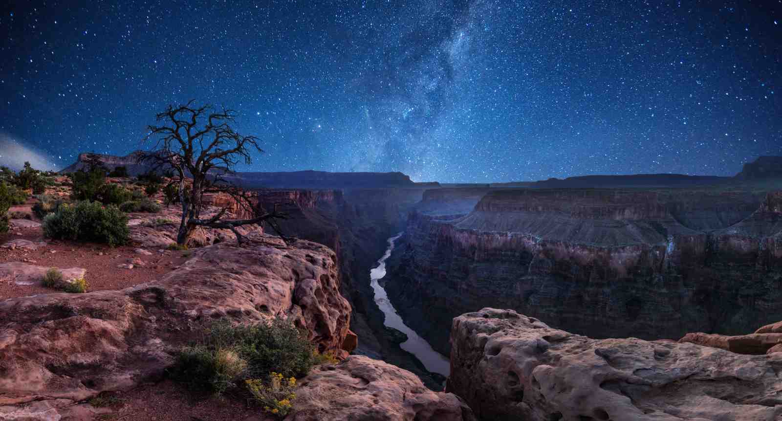 Grand Canyon Starry Night Wall Art