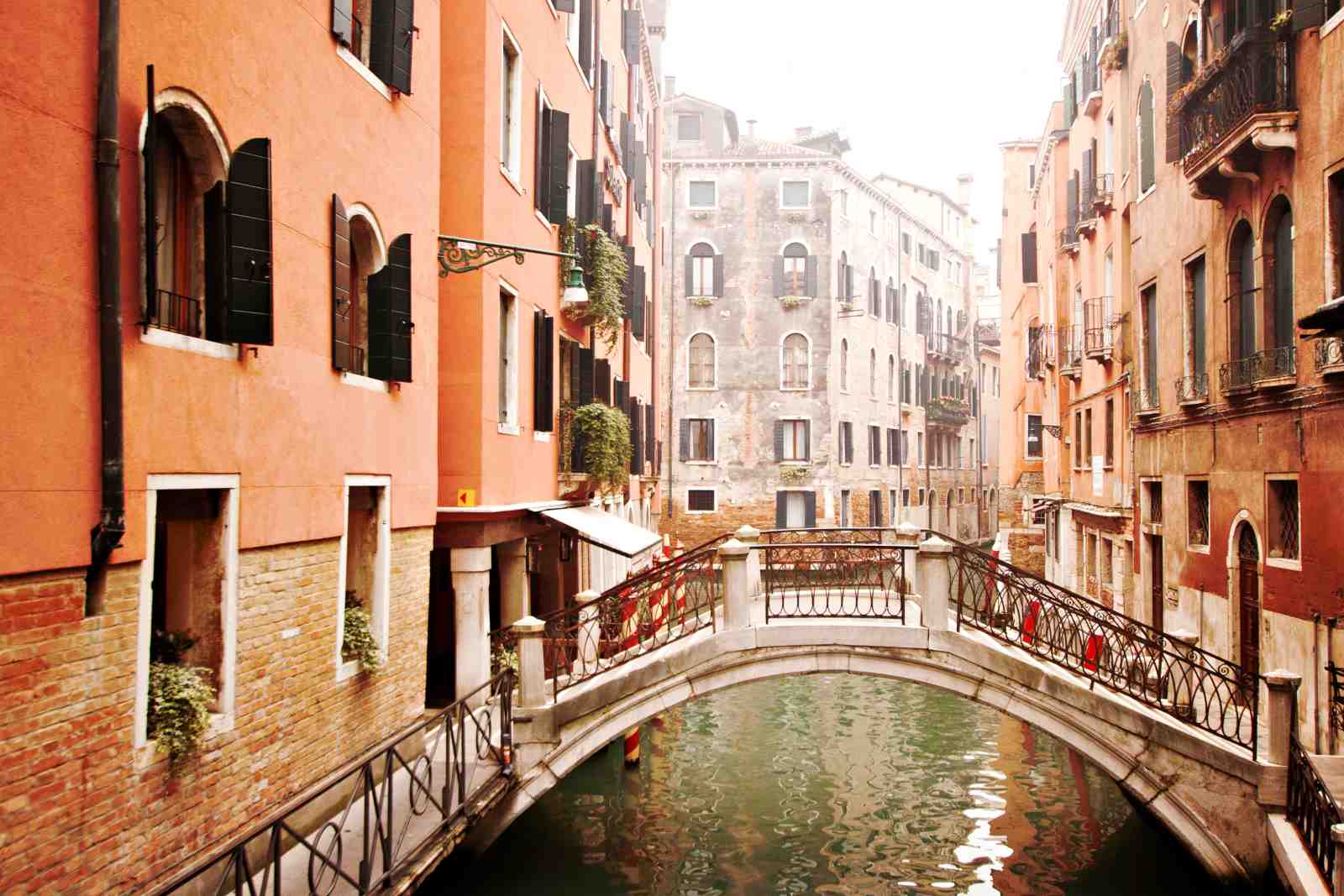 Venetian Canal Bridge Serenity Wall Art
