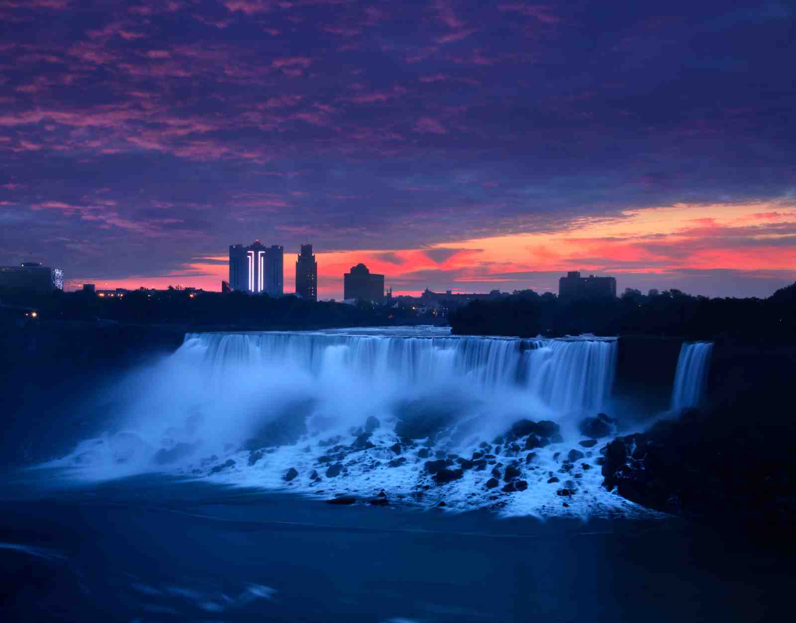 Niagara Falls Sunset Serenity Wall Art