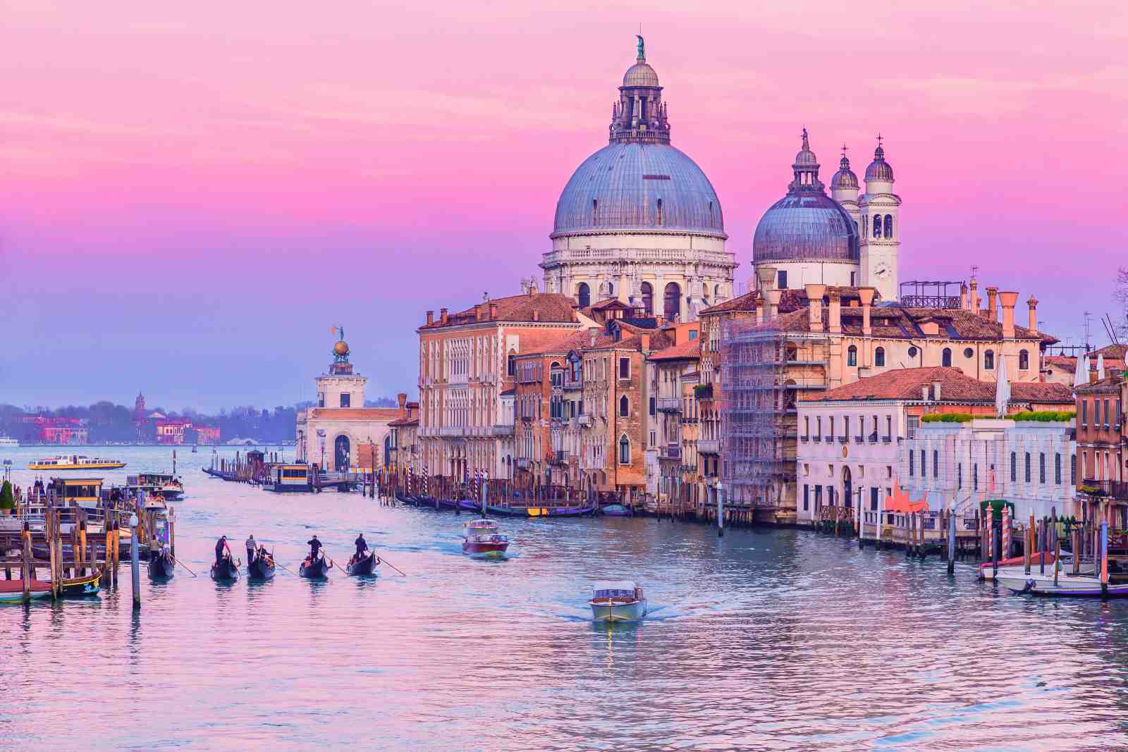 Venice Grand Canal Sunset Wall Art