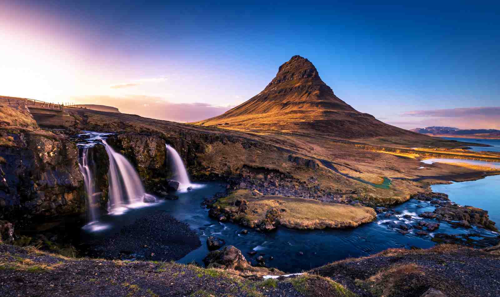 Icelandic Mountain & Waterfall Wall Art
