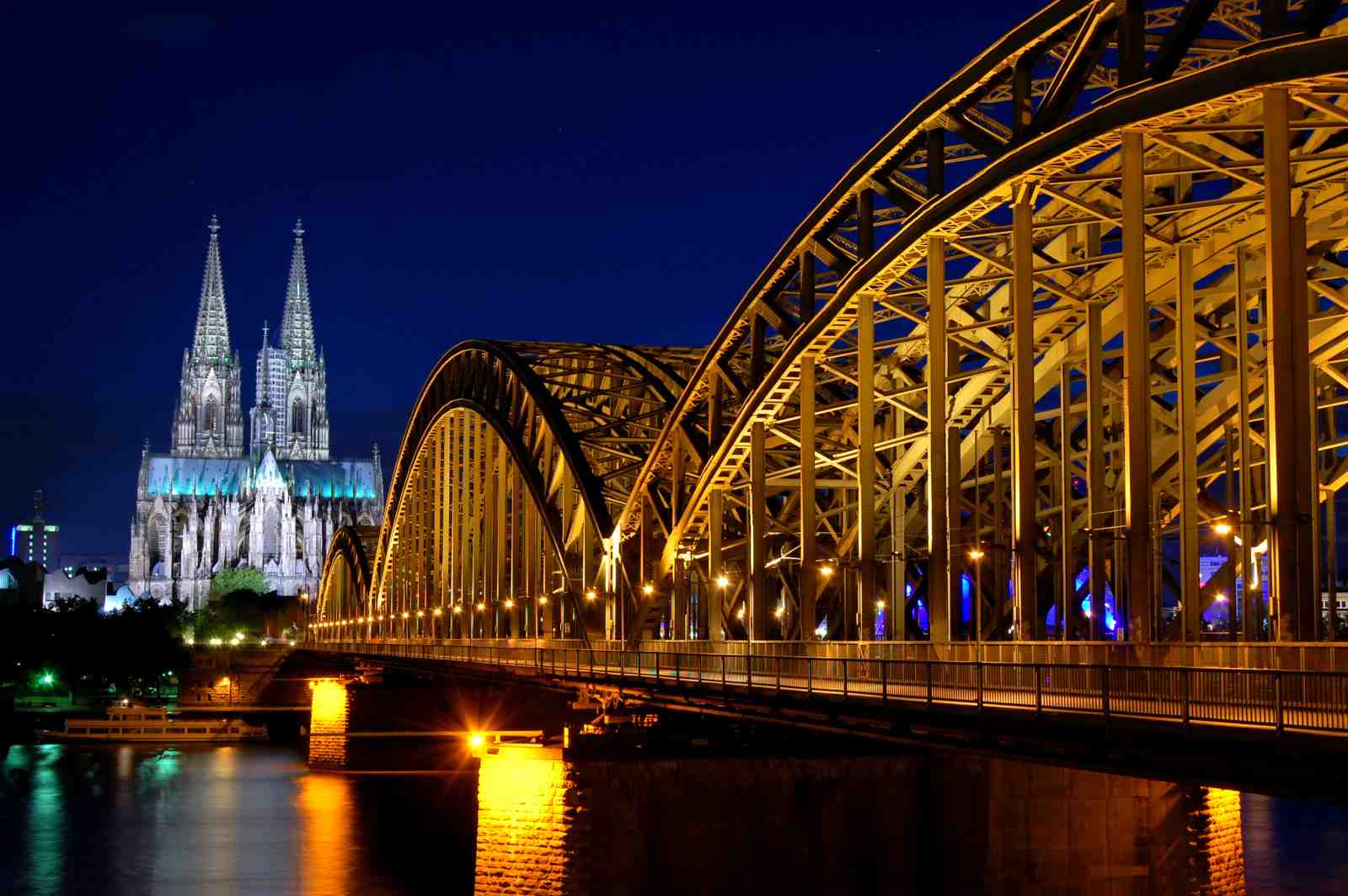 Cologne Cathedral & Hohenzollern Bridge Wall Art
