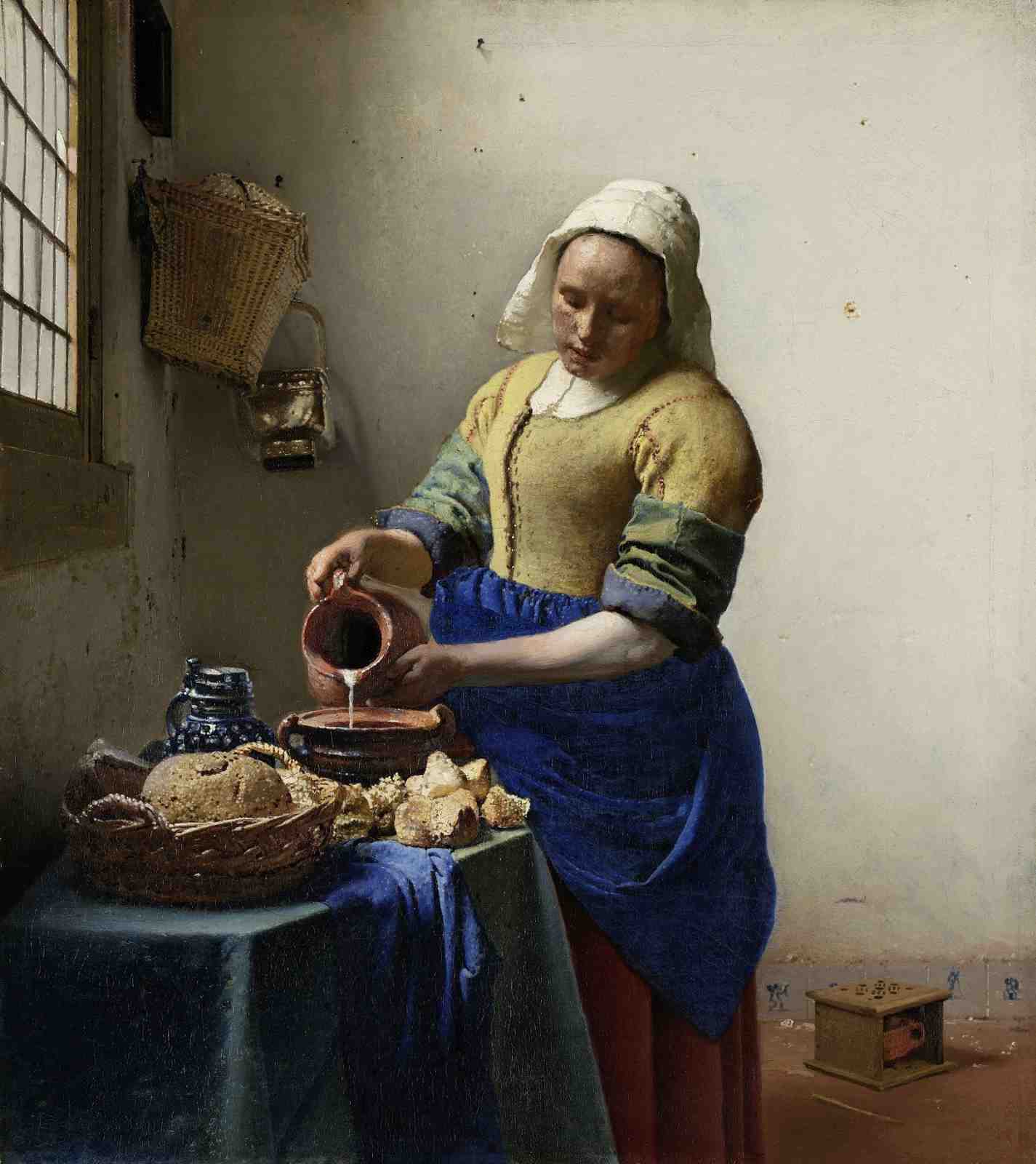 The Milkmaid Vermeer Style Wall Art