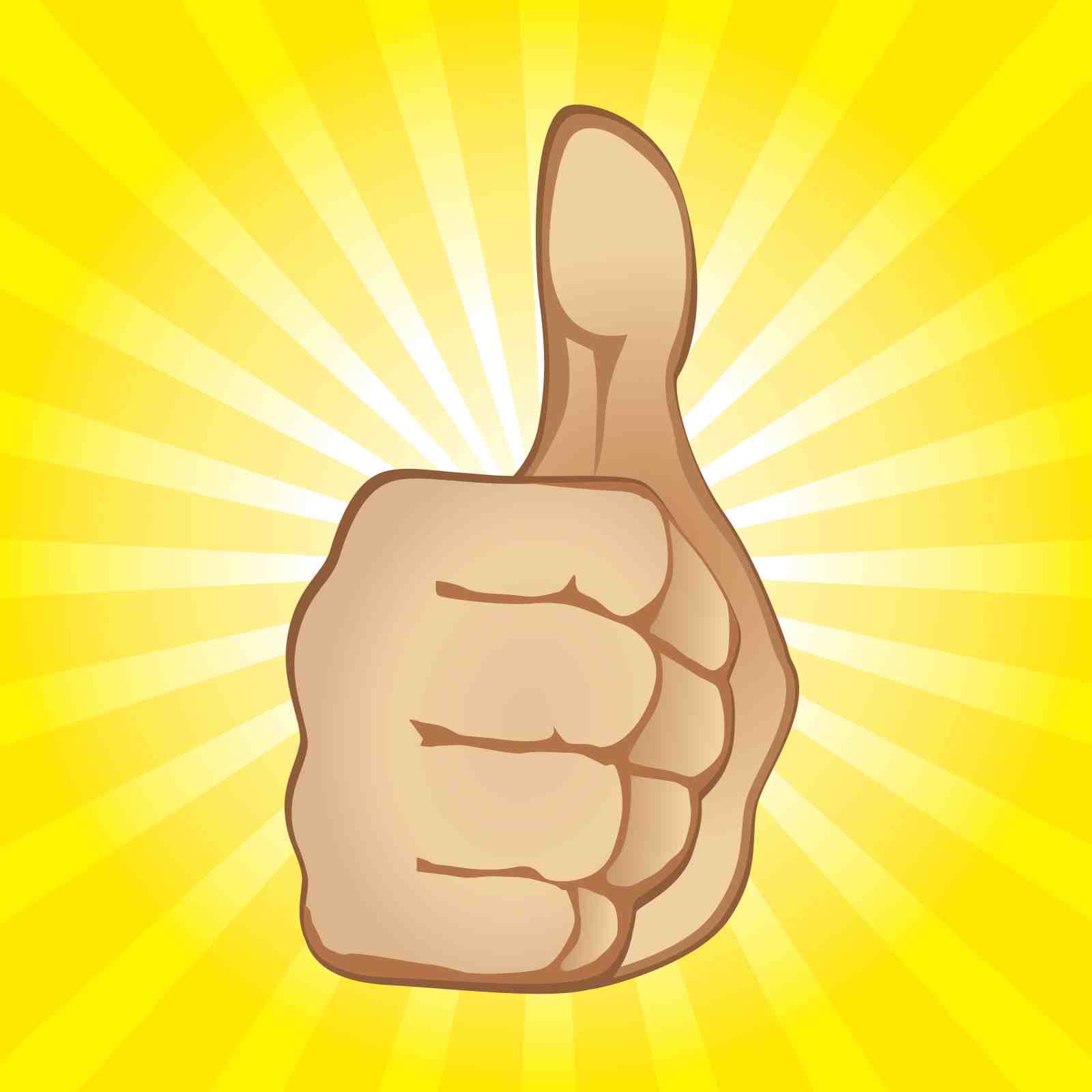 Thumbs Up Funky Retro Pop Art Wall Art