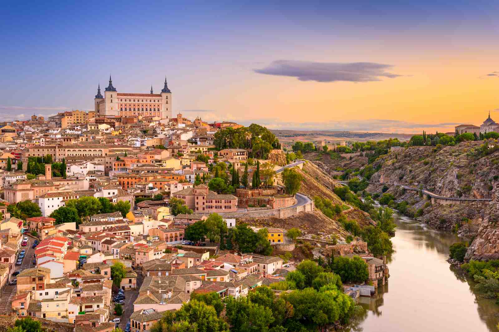 Toledo Spain Cityscape Panoramic Wall Art