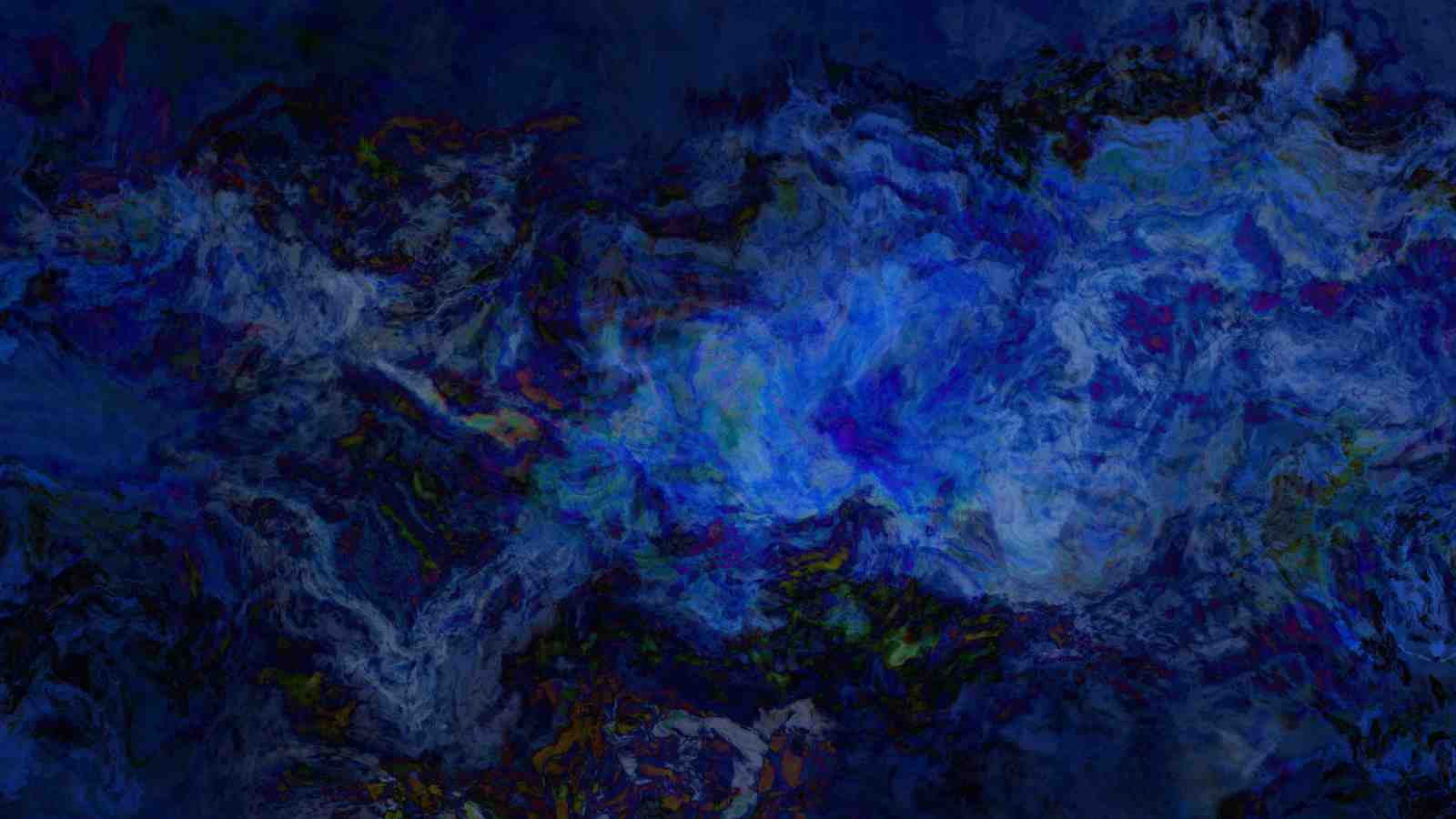 Mystic Nebula Abstract Wall Art