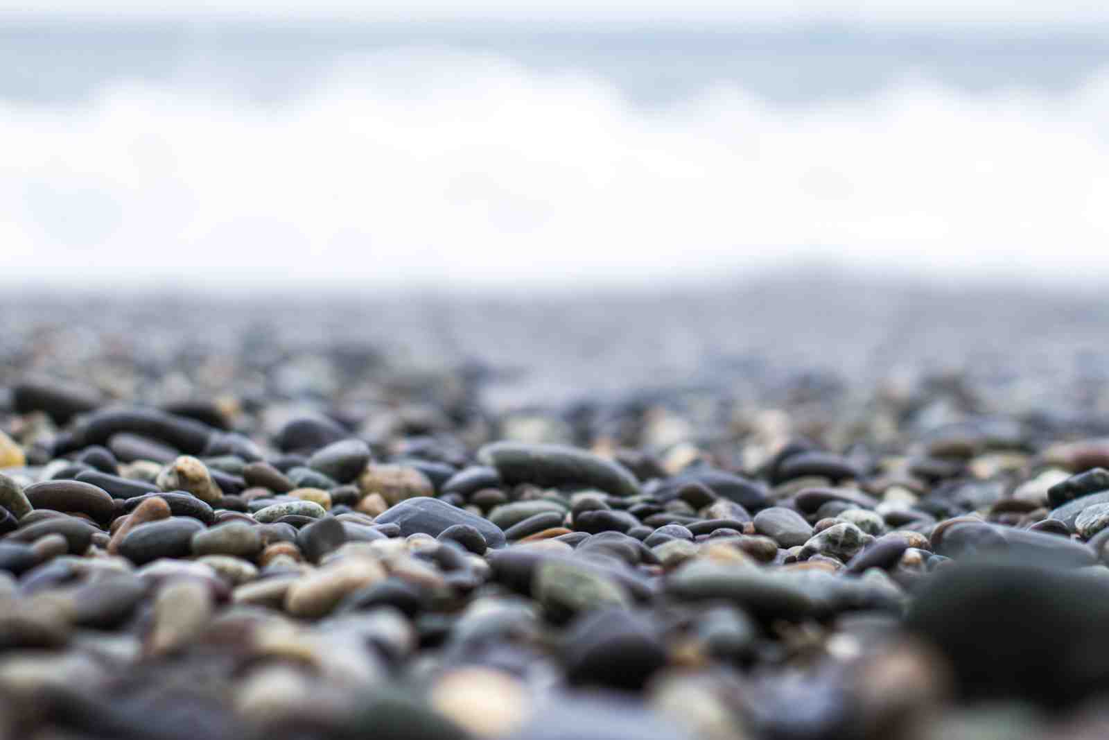 Serene Pebble Beach & Foggy Ocean Wall Art