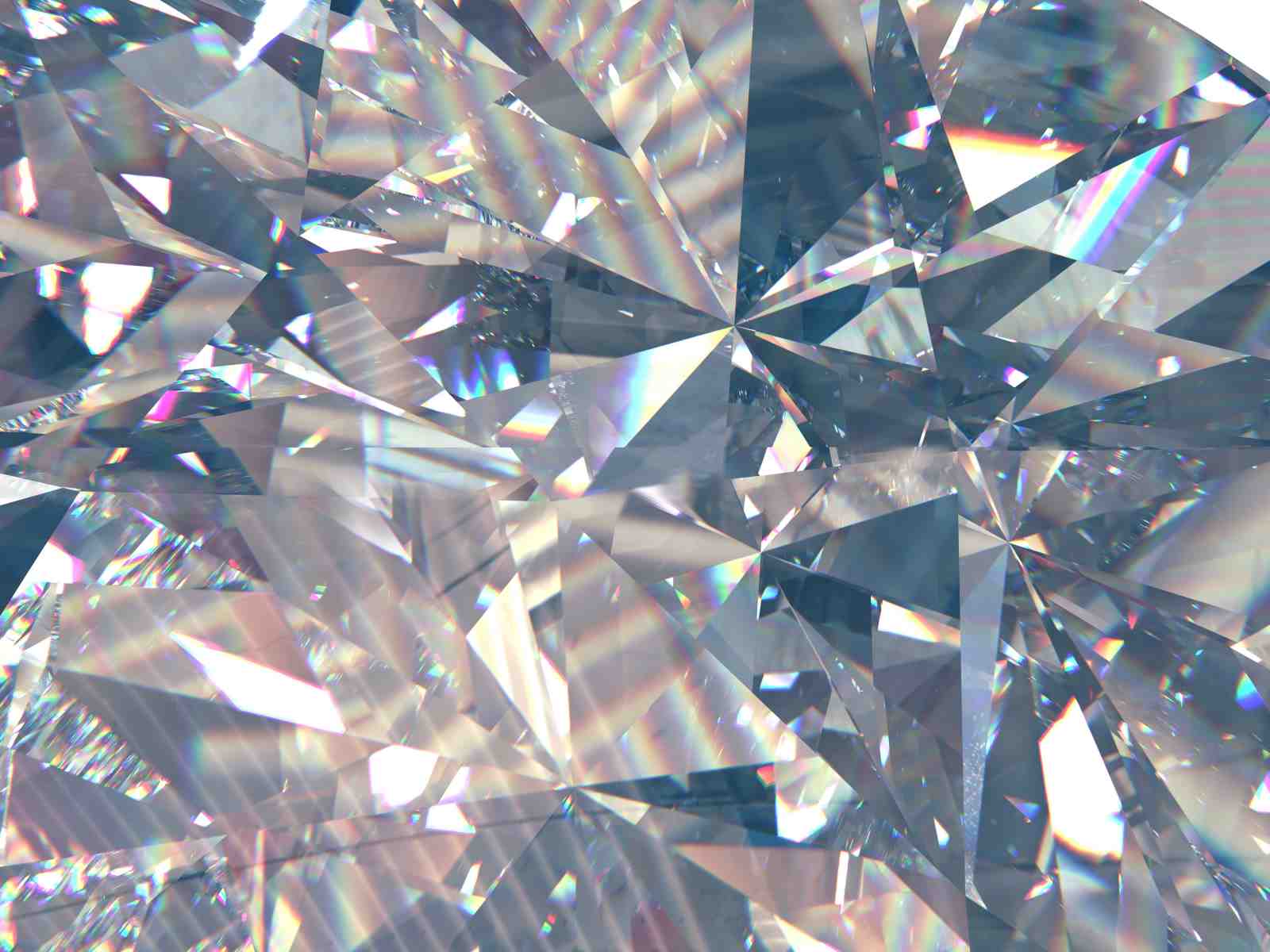 Sparkling Diamond Facets Wall Art