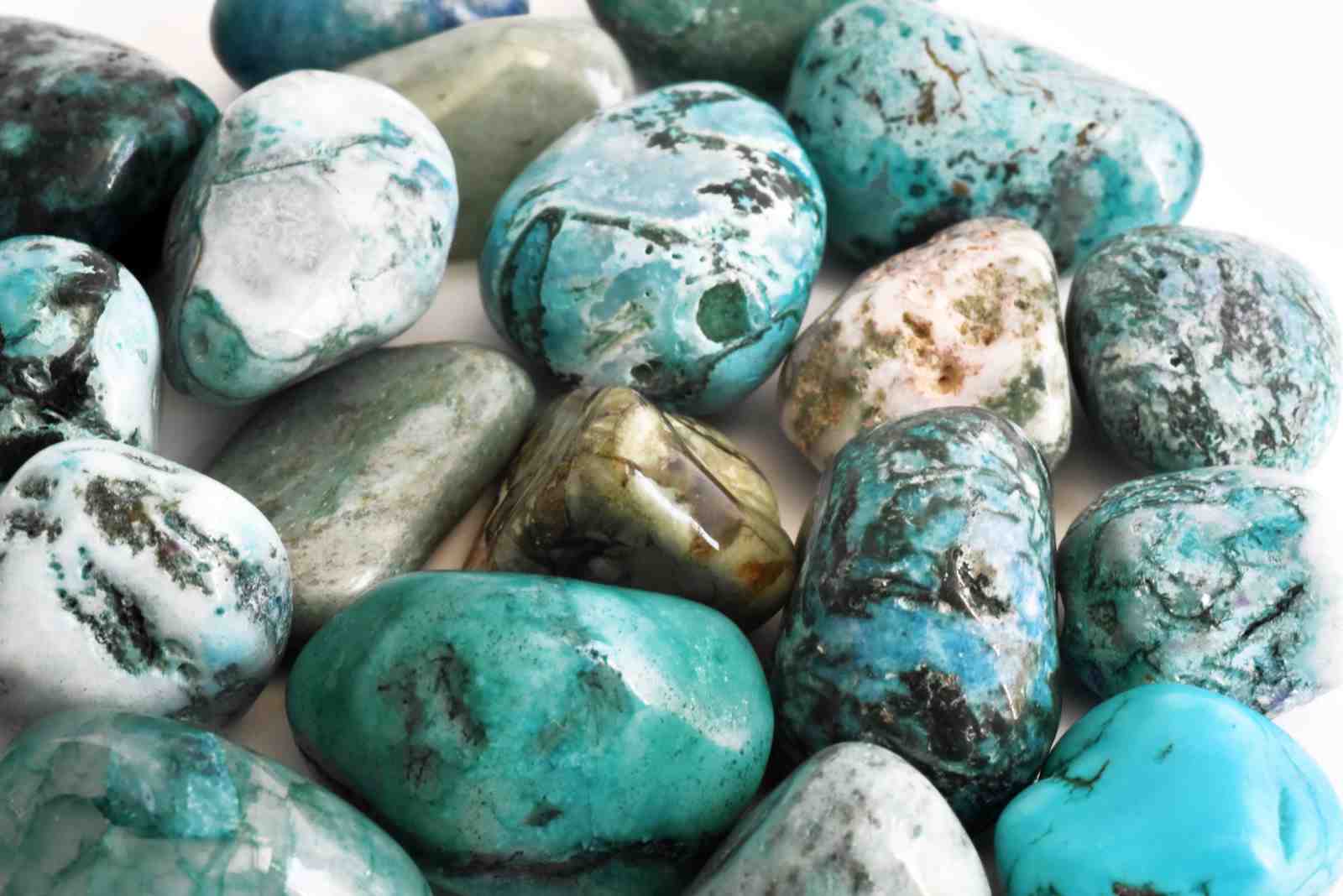 Ocean Gemstones Turquoise & Jade Wall Art