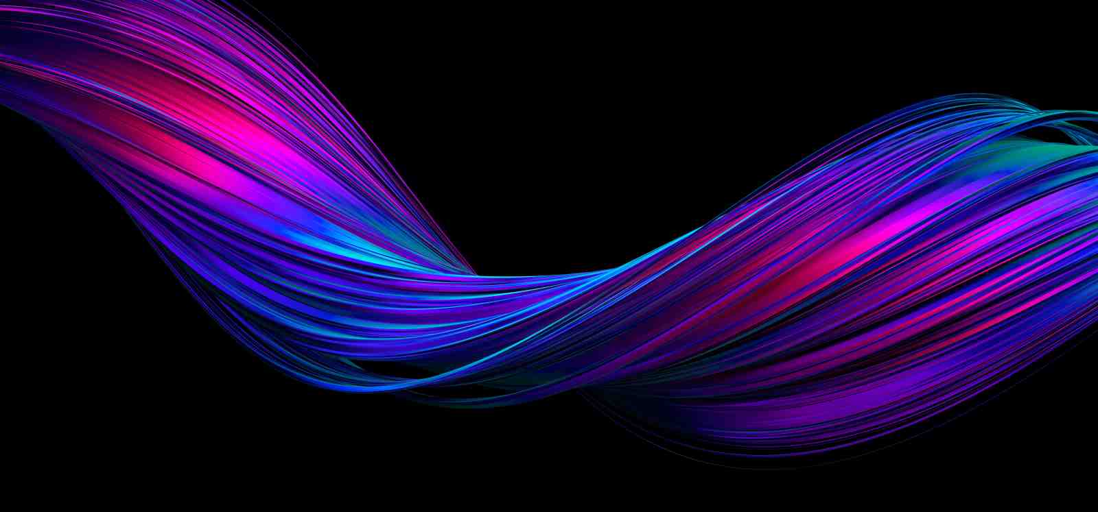 Vibrant Swirl Abstract Purple & Pink Wall Art