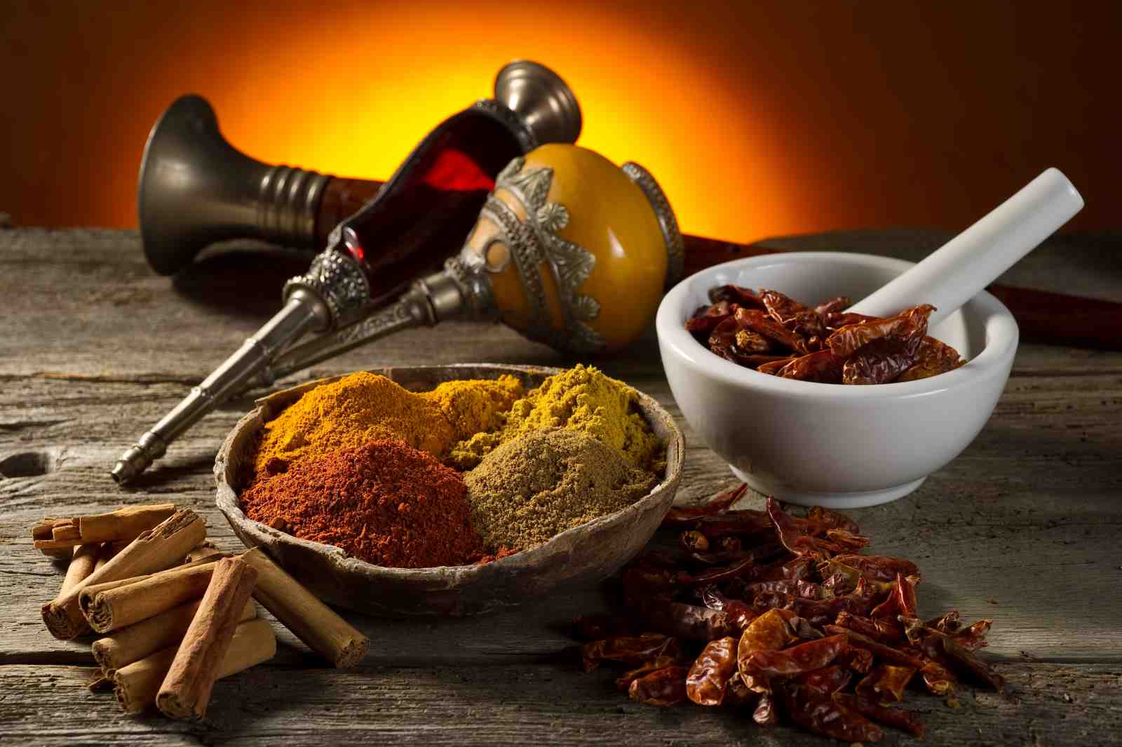 Vibrant Spice Blend & Hookah Wall Art
