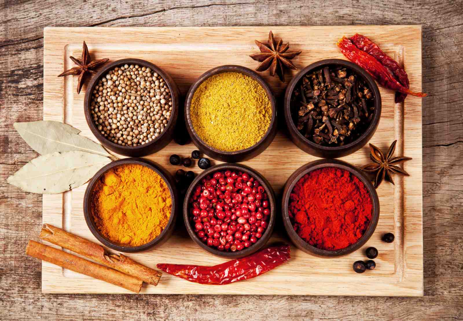 Vibrant Spice Collection Kitchen Wall Art