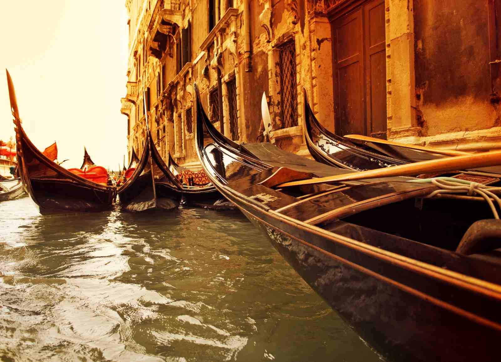 Venice Gondolas Canal Serenity Wall Art