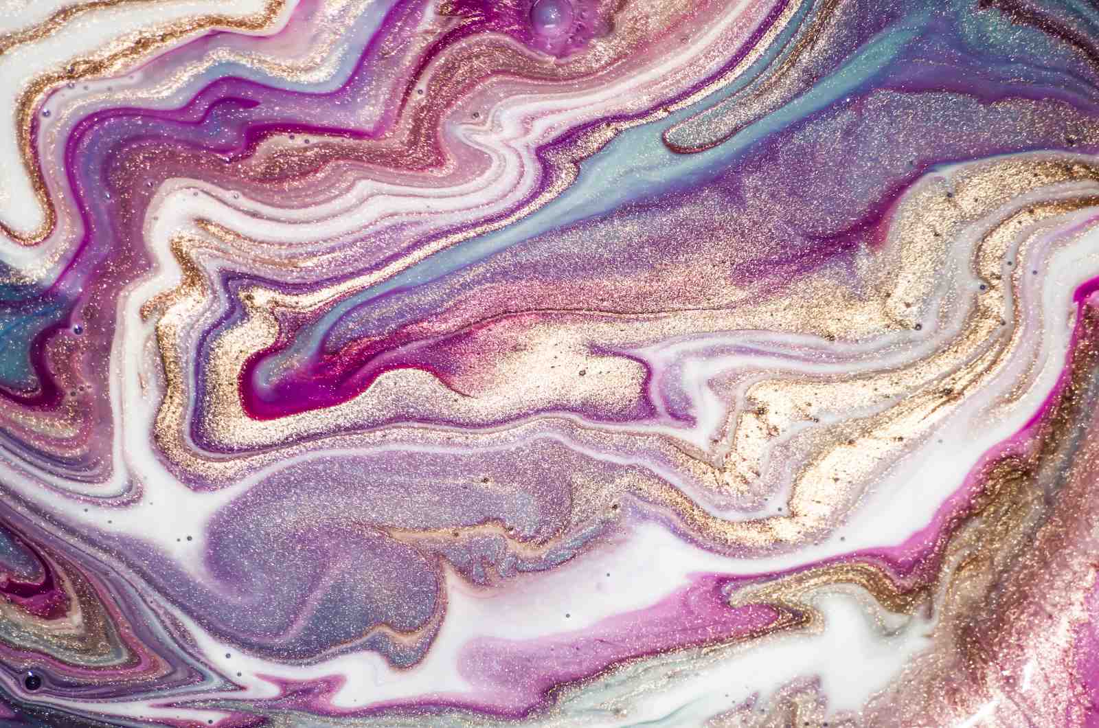 Luxury Agate Swirls Amethyst Gold Wall Art