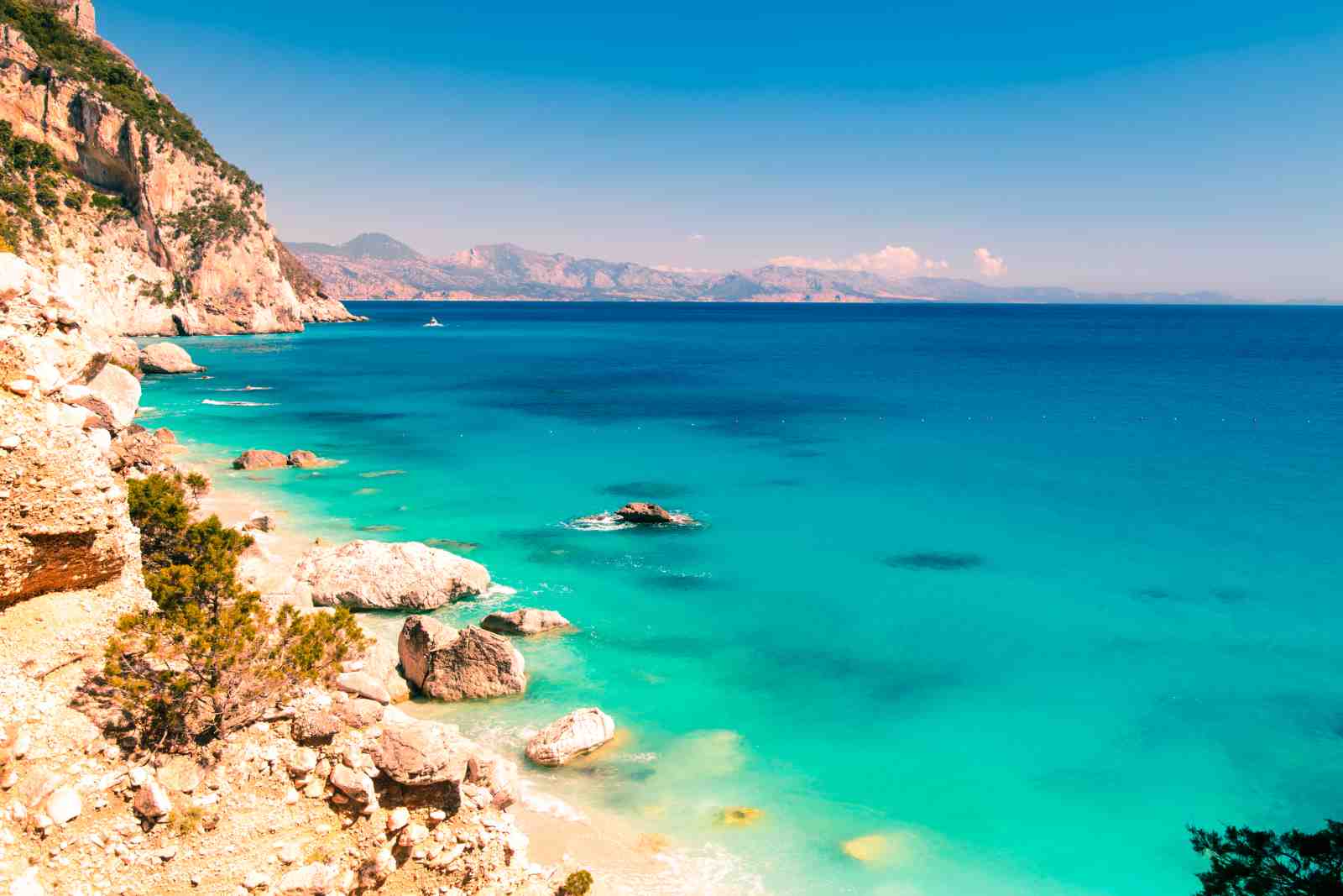 Turquoise Paradise Coastline Wall Art