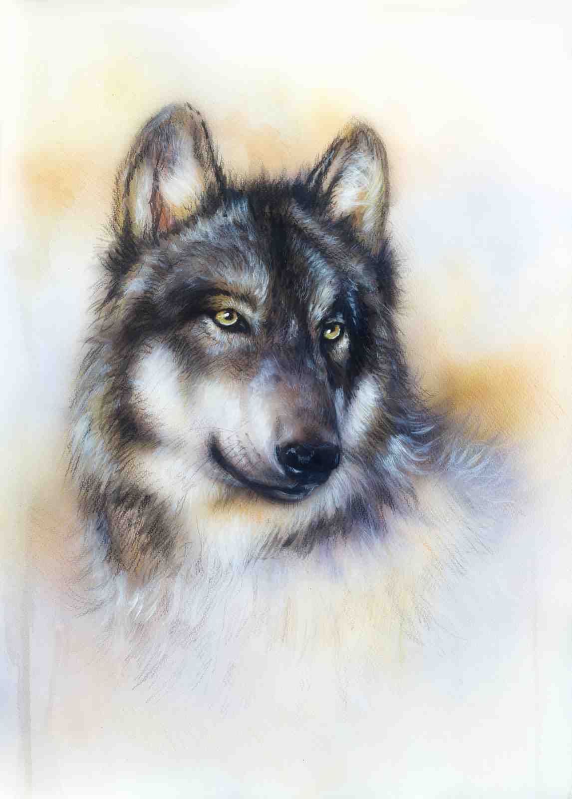 Majestic Wolf Portrait Wall Art