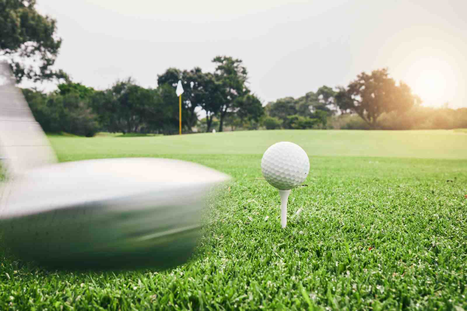 Golf Drive Moment Wall Art