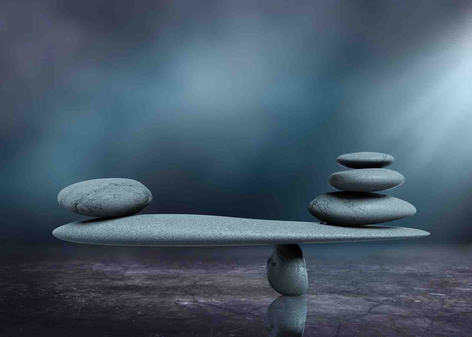 Zen Balance Stone Art Wall Art
