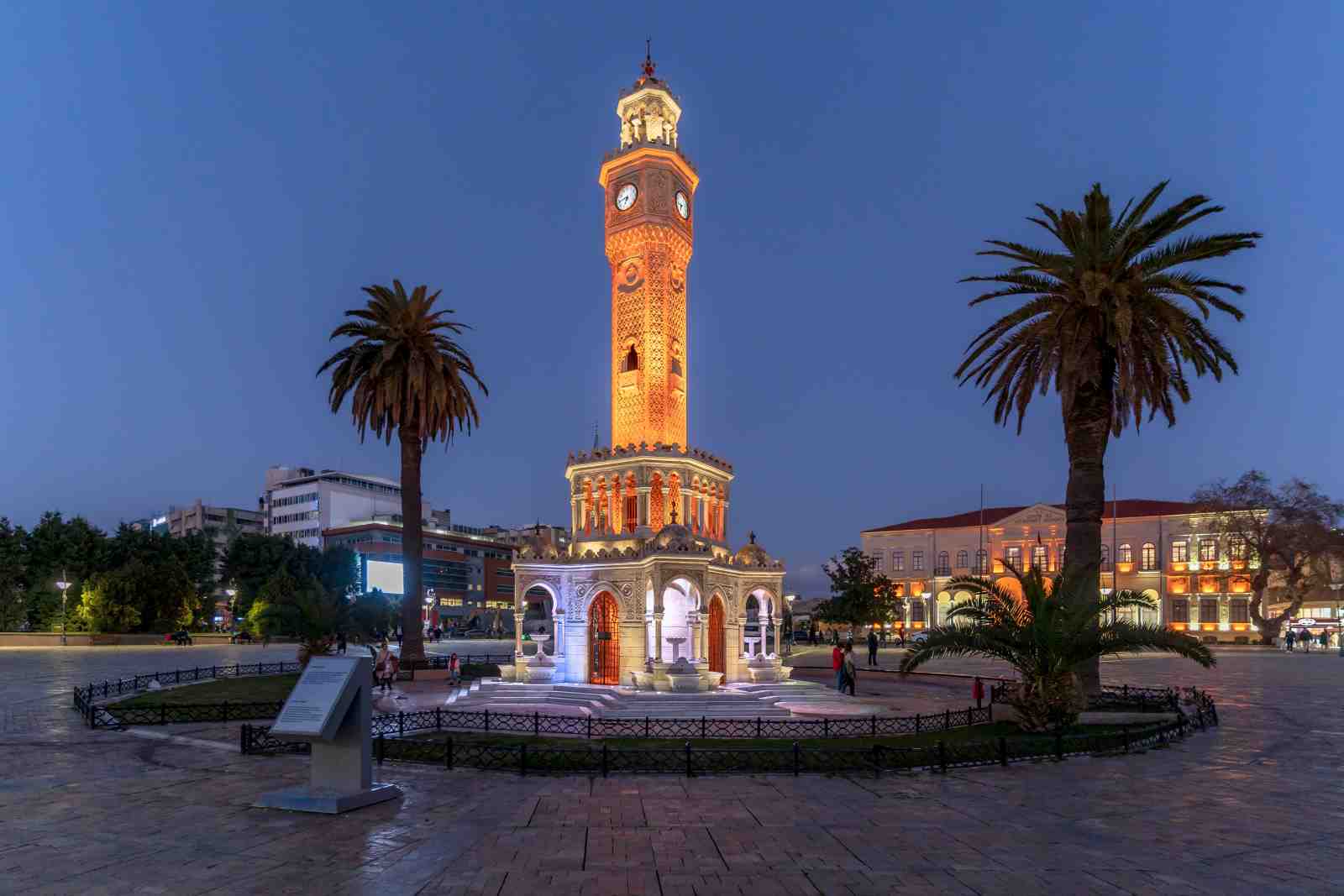 Izmir Clock Tower Travel View Wall Art