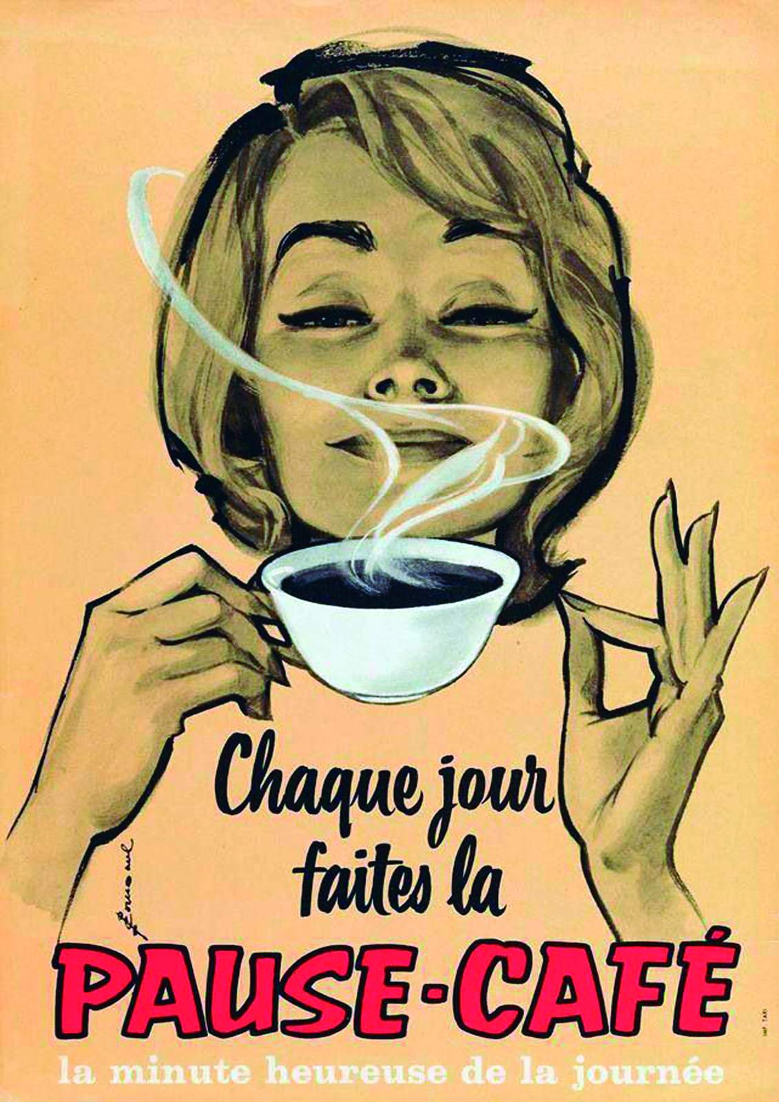 Vintage Coffee Break Chic Wall Art