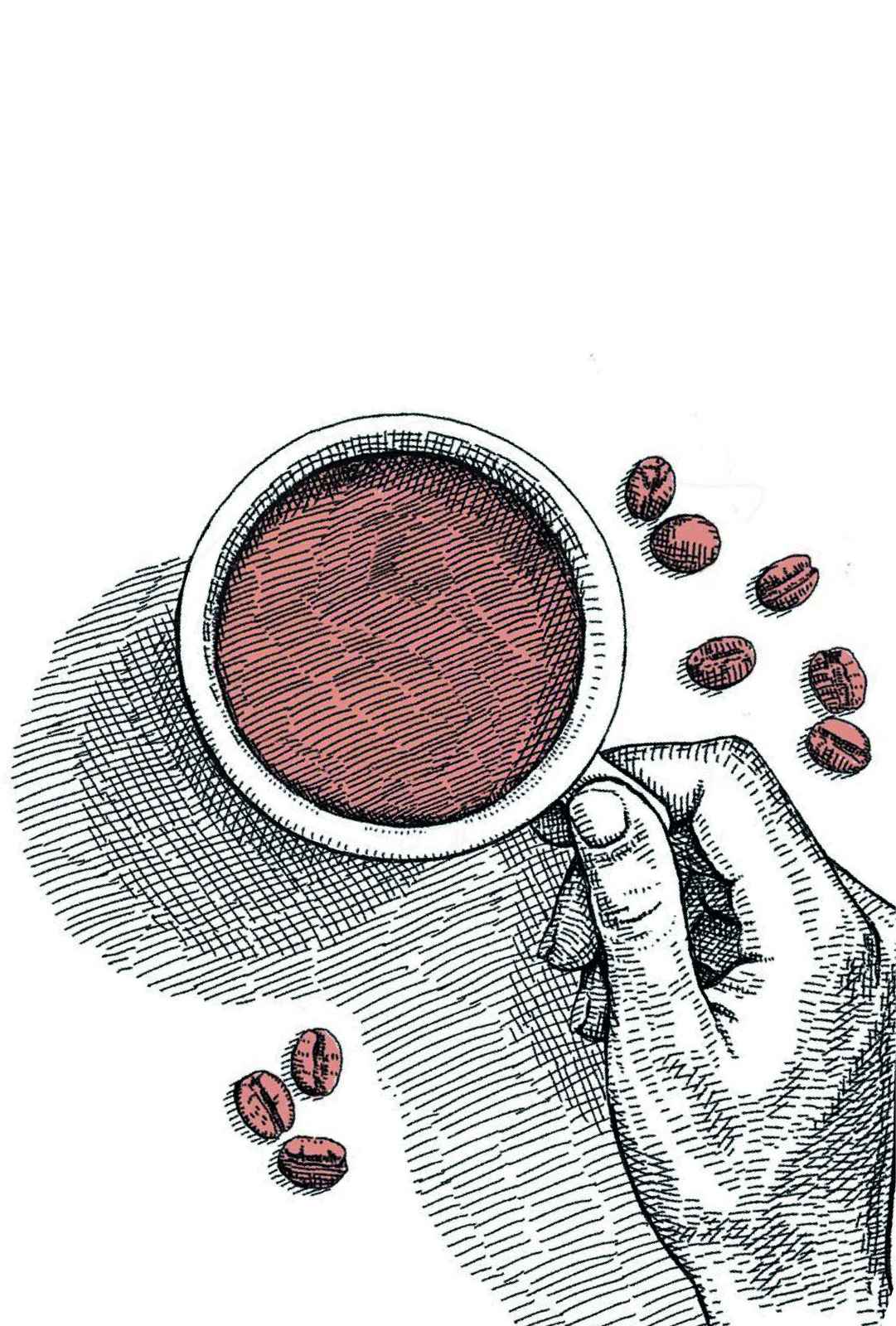 Vintage Coffee Embrace Wall Art