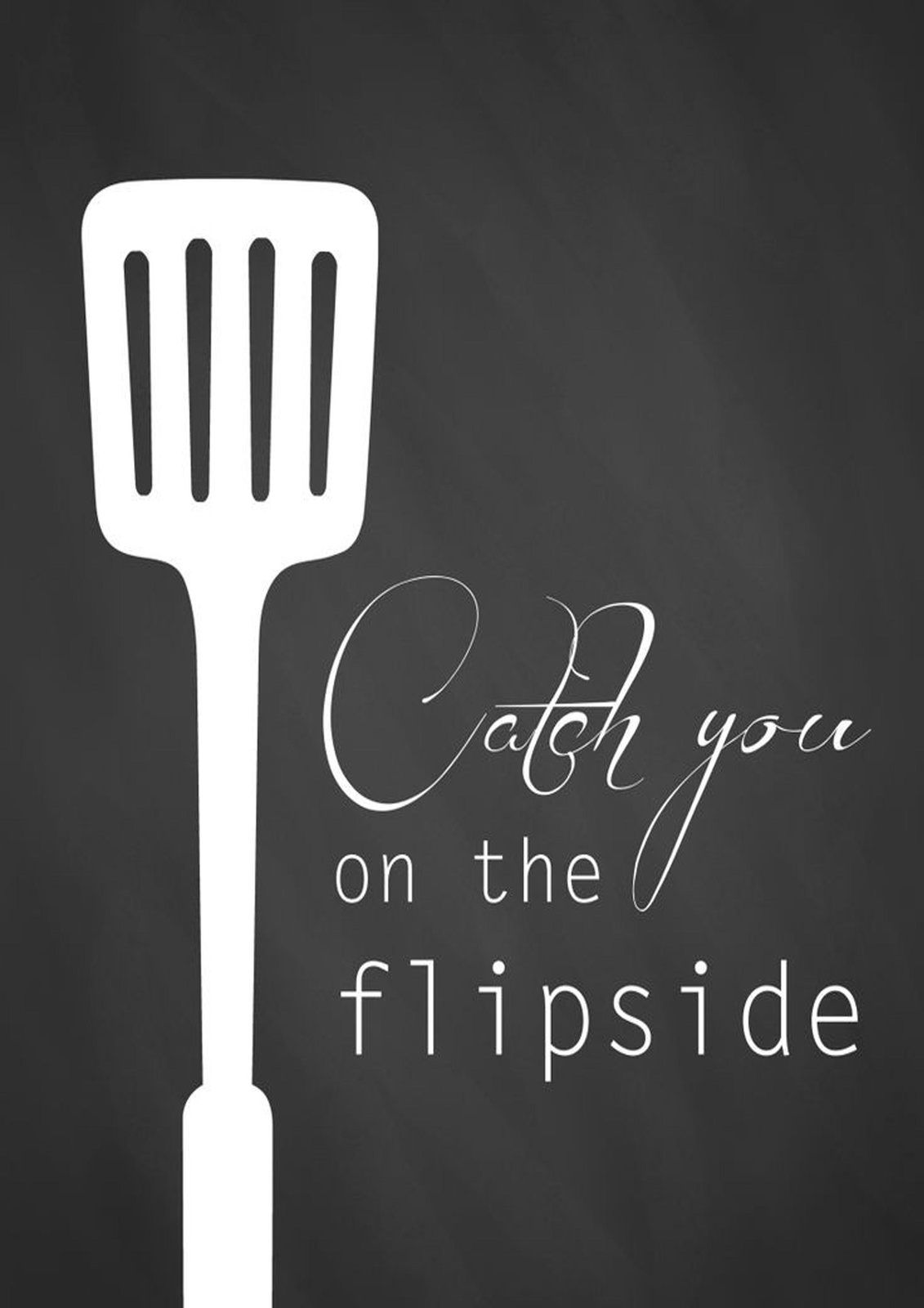 Chalkboard Spatula Quote Wall Art