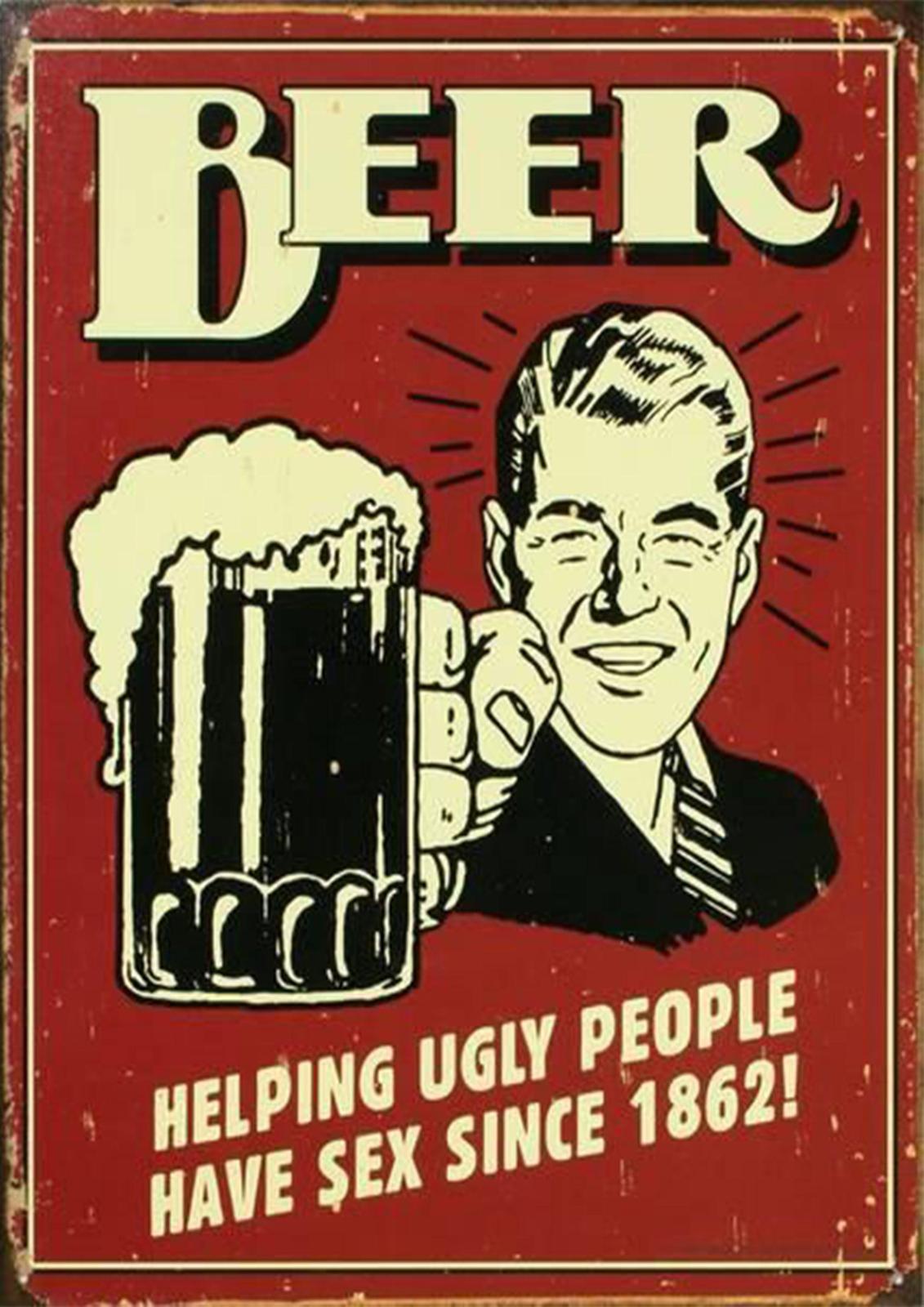 Vintage Beer Humor Wall Art