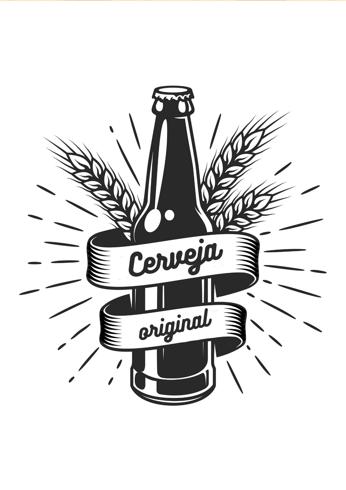 Vintage Beer Logo Retro Wall Art