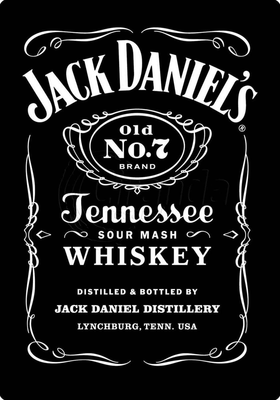 Jack Daniel's Tennessee Whiskey Wall Art