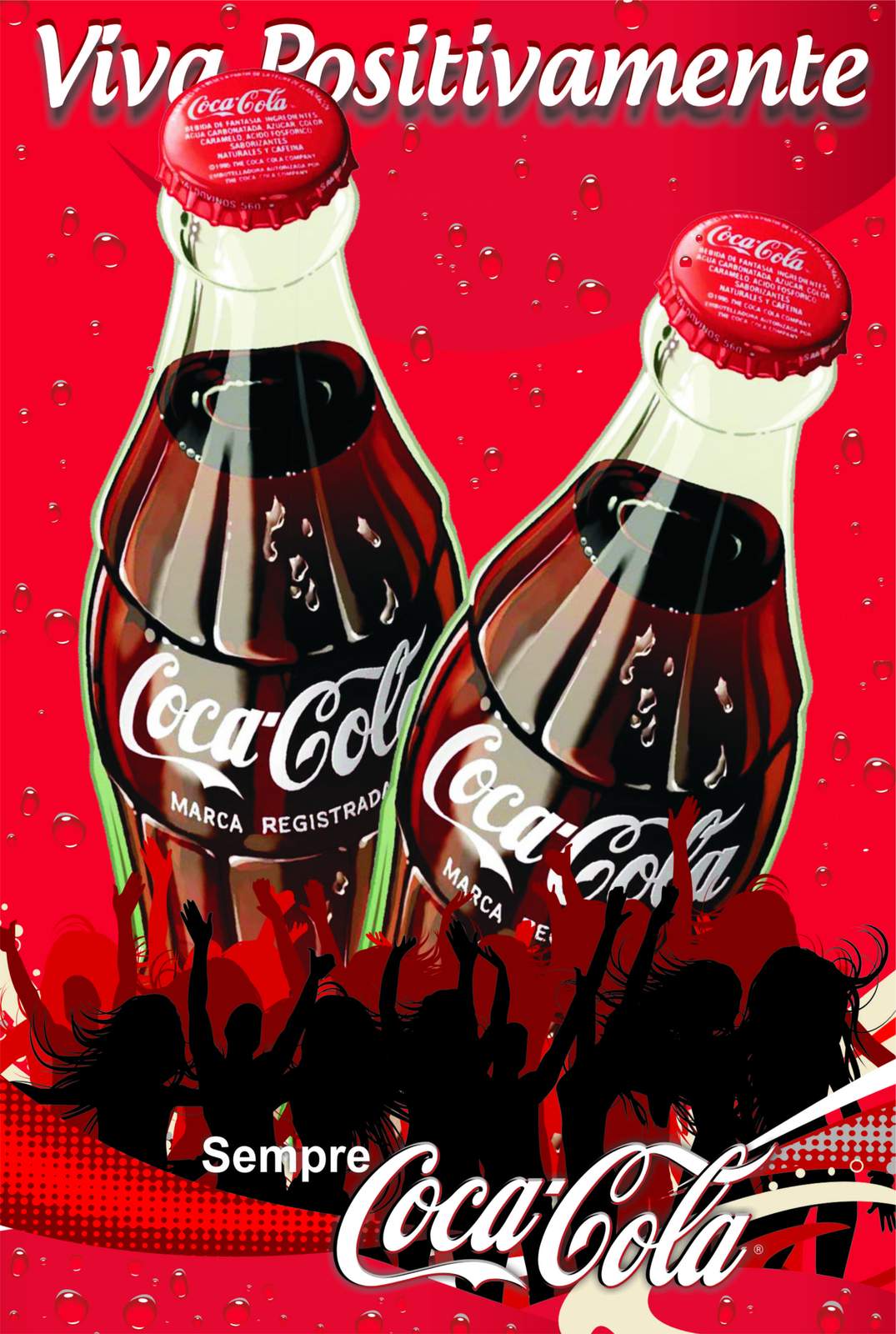 Retro Coca-Cola Party Wall Art